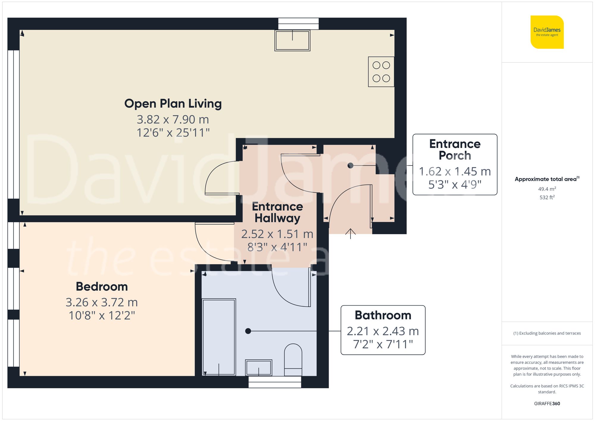 Floorplan for St. Albans Road, Arnold, Nottingham