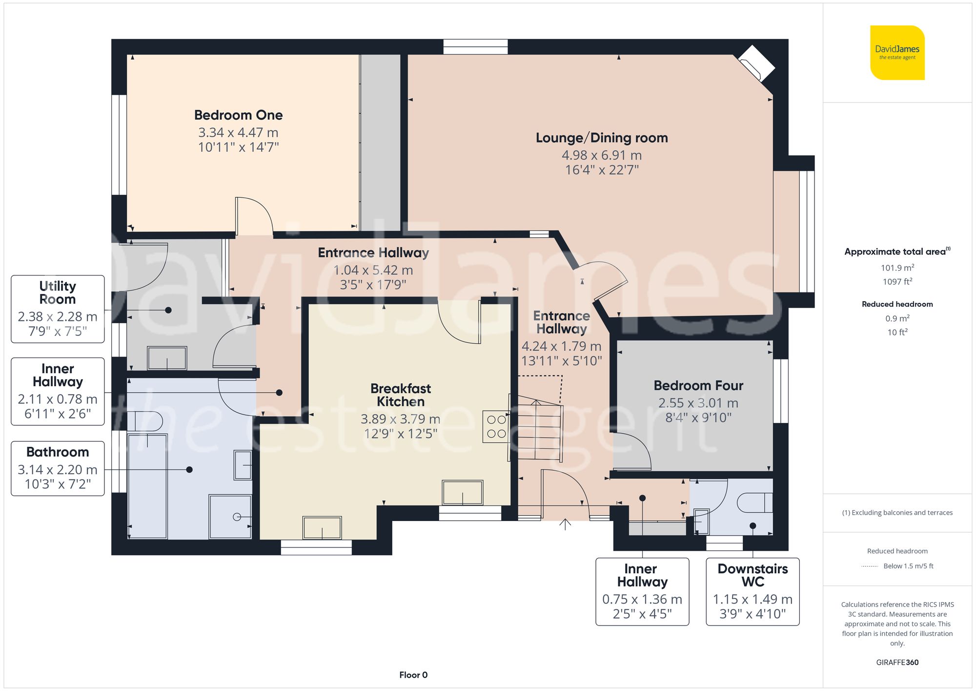 Floorplan for Mays Avenue, Carlton, Nottingham