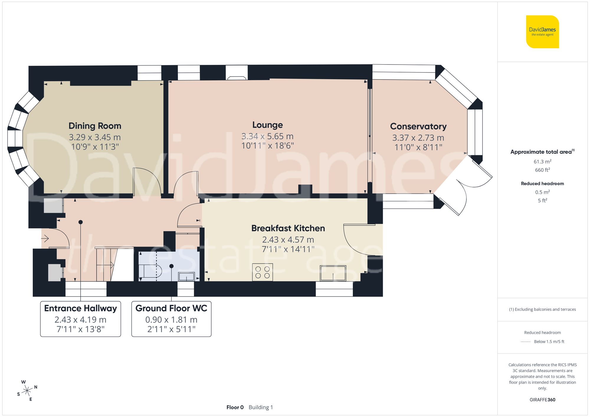 Floorplan for Lynton Gardens, Arnold, Nottingham
