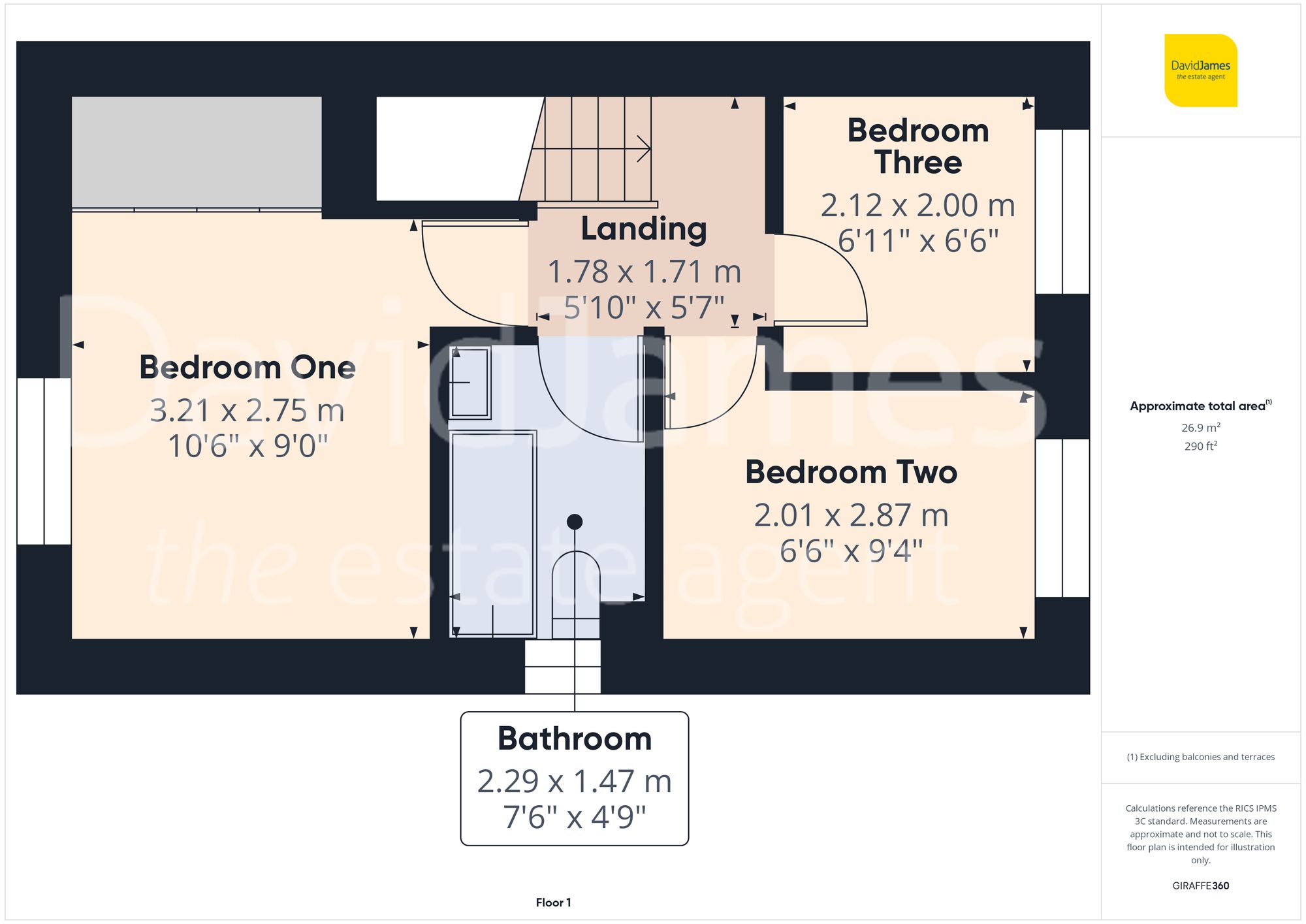 Floorplan for Finsbury Road, Arnold, Nottingham