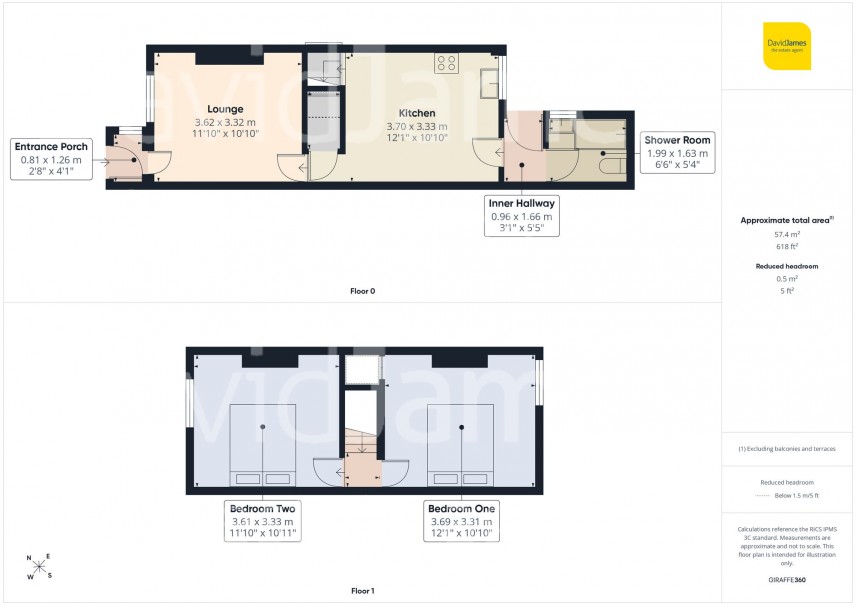Floorplan for Ealing Avenue, Nottingham