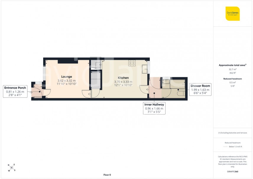 Floorplan for Ealing Avenue, Nottingham