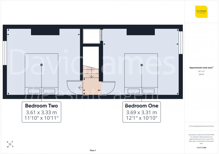 Floorplan for Ealing Avenue, Nottingham