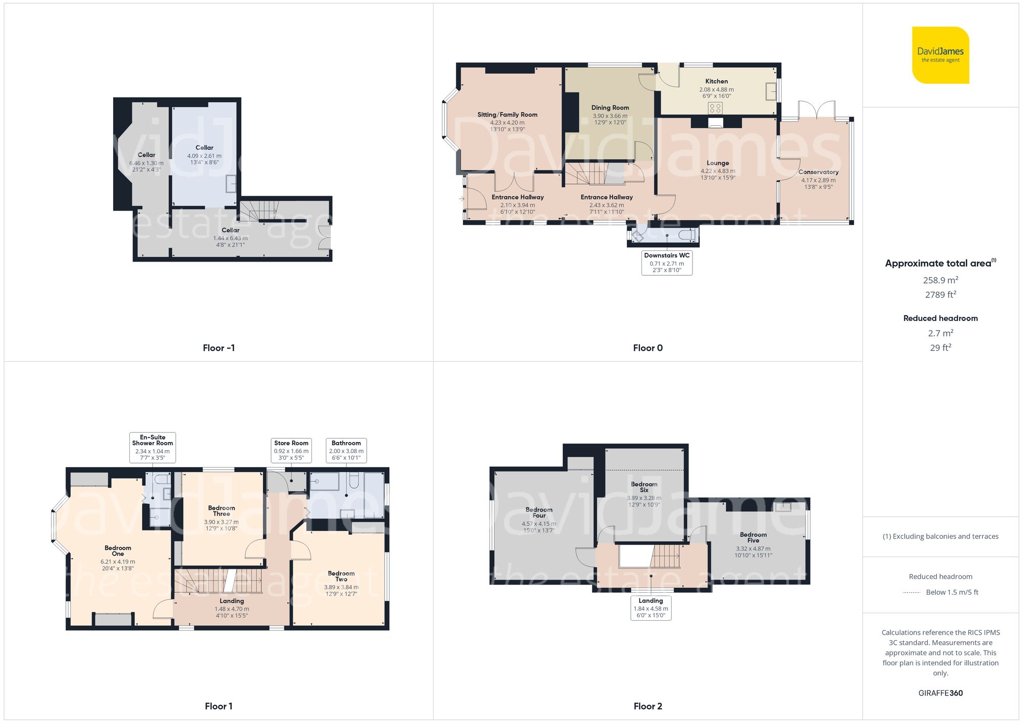 Floorplan for Tavistock Drive, Mapperley Park, Nottingham