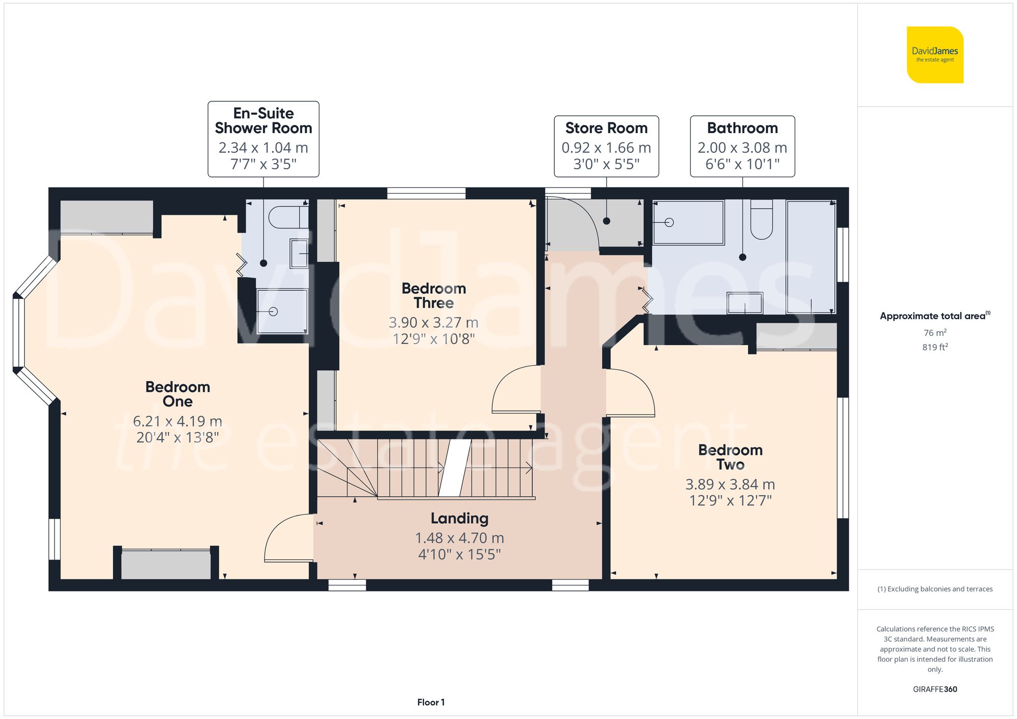 Floorplan for Tavistock Drive, Mapperley Park, Nottingham