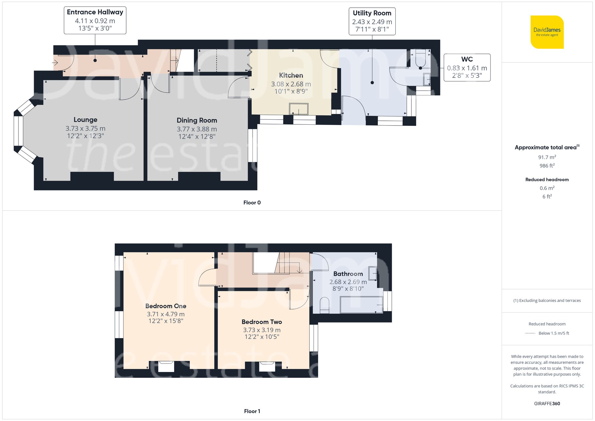 Floorplan for Bourne Street, Netherfield, Nottingham