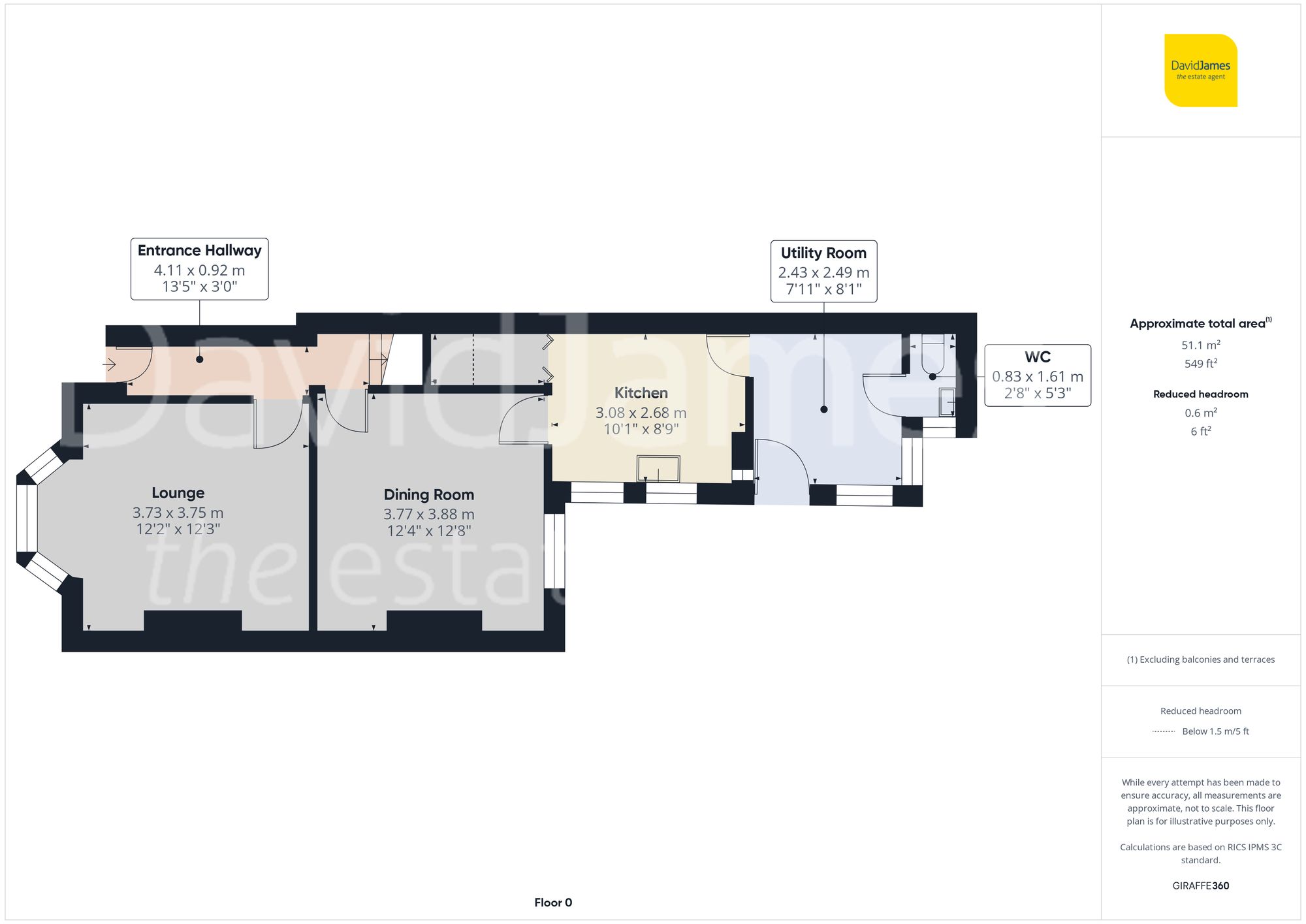 Floorplan for Bourne Street, Netherfield, Nottingham