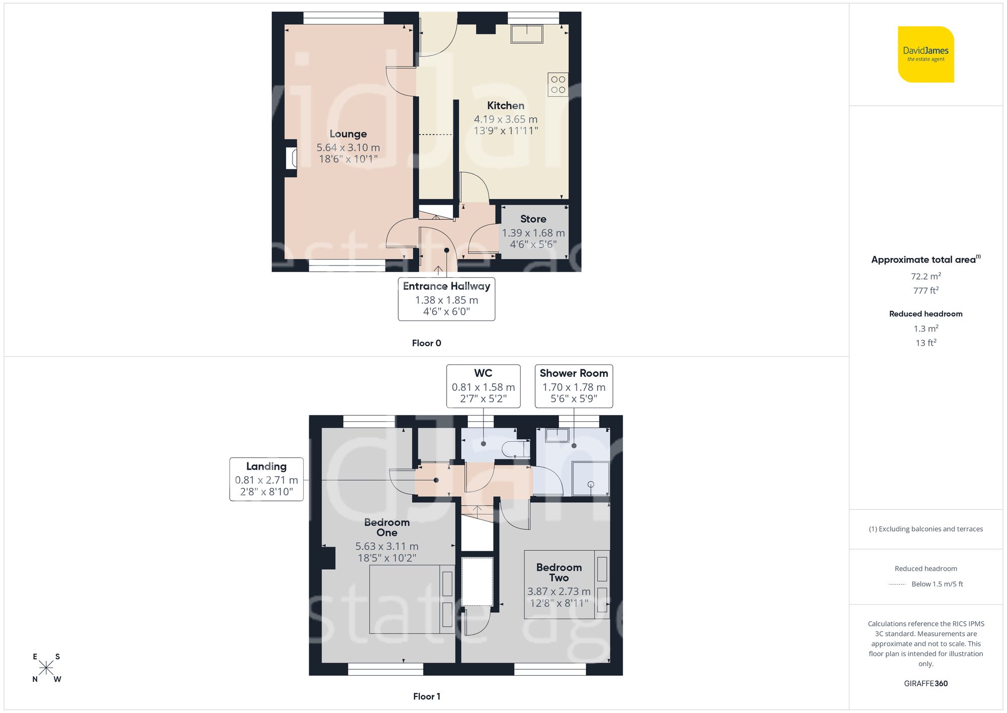 Floorplan for Pippin Close, Nottingham
