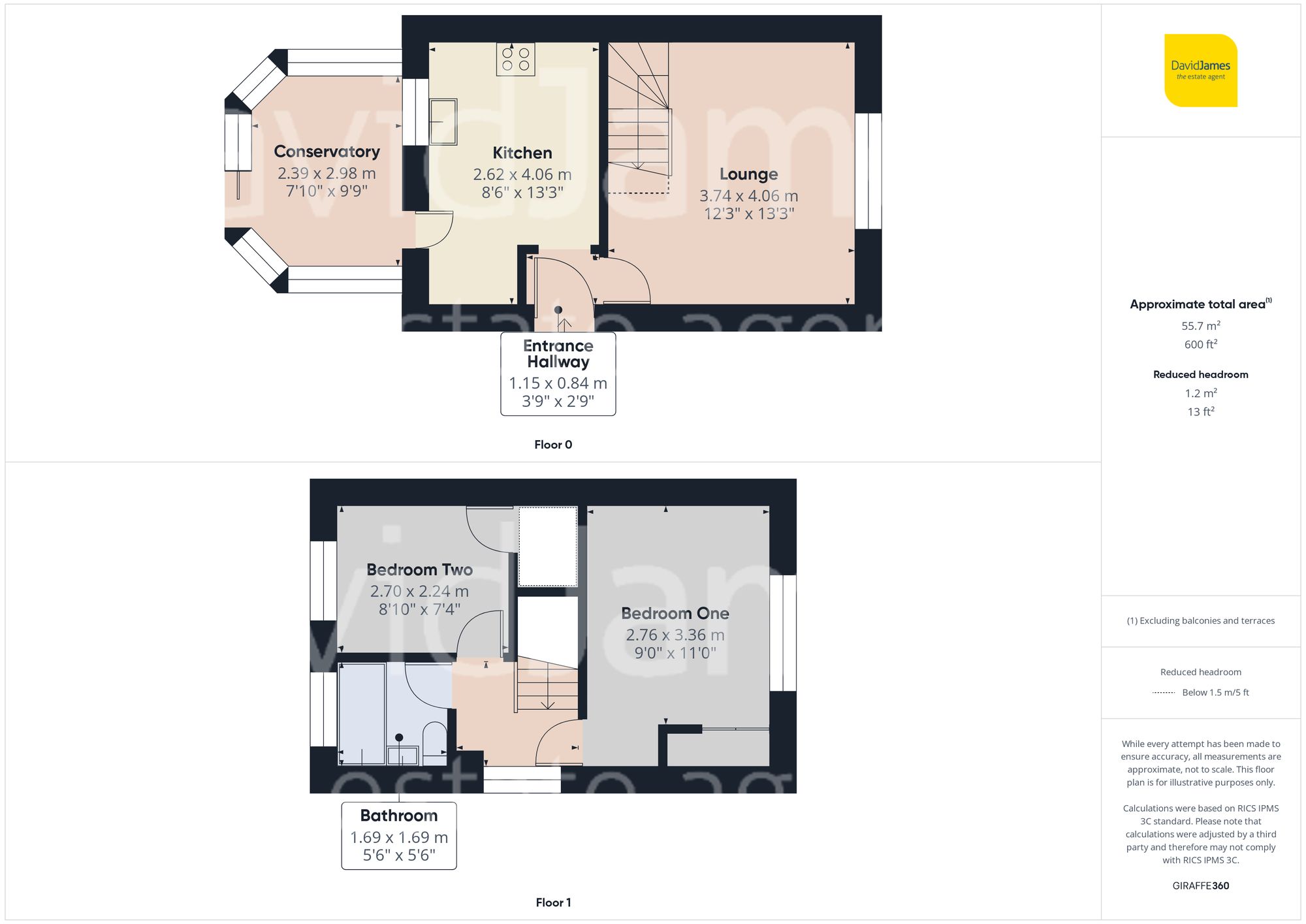 Floorplan for The Elms, Colwick, Nottingham