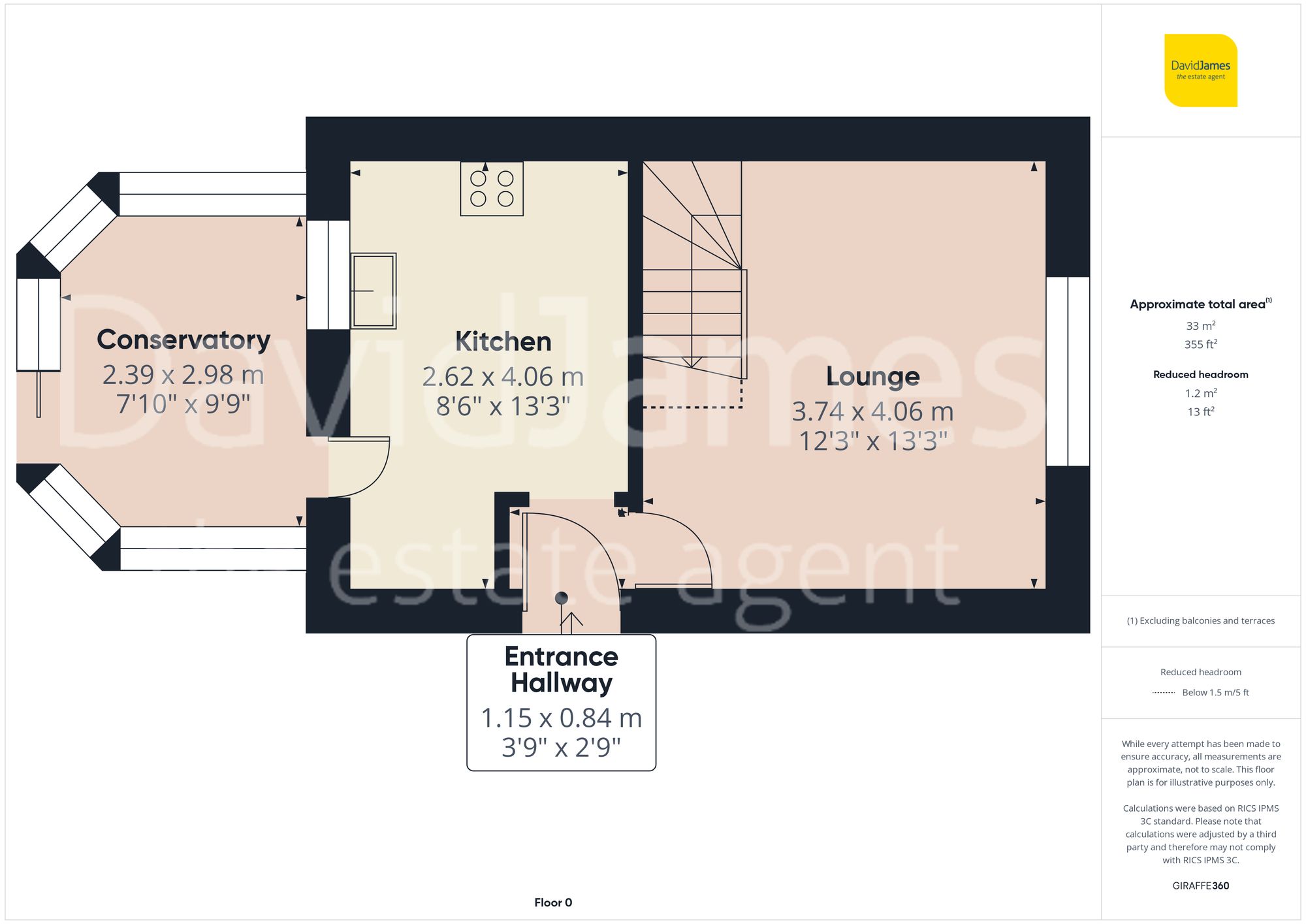 Floorplan for The Elms, Colwick, Nottingham