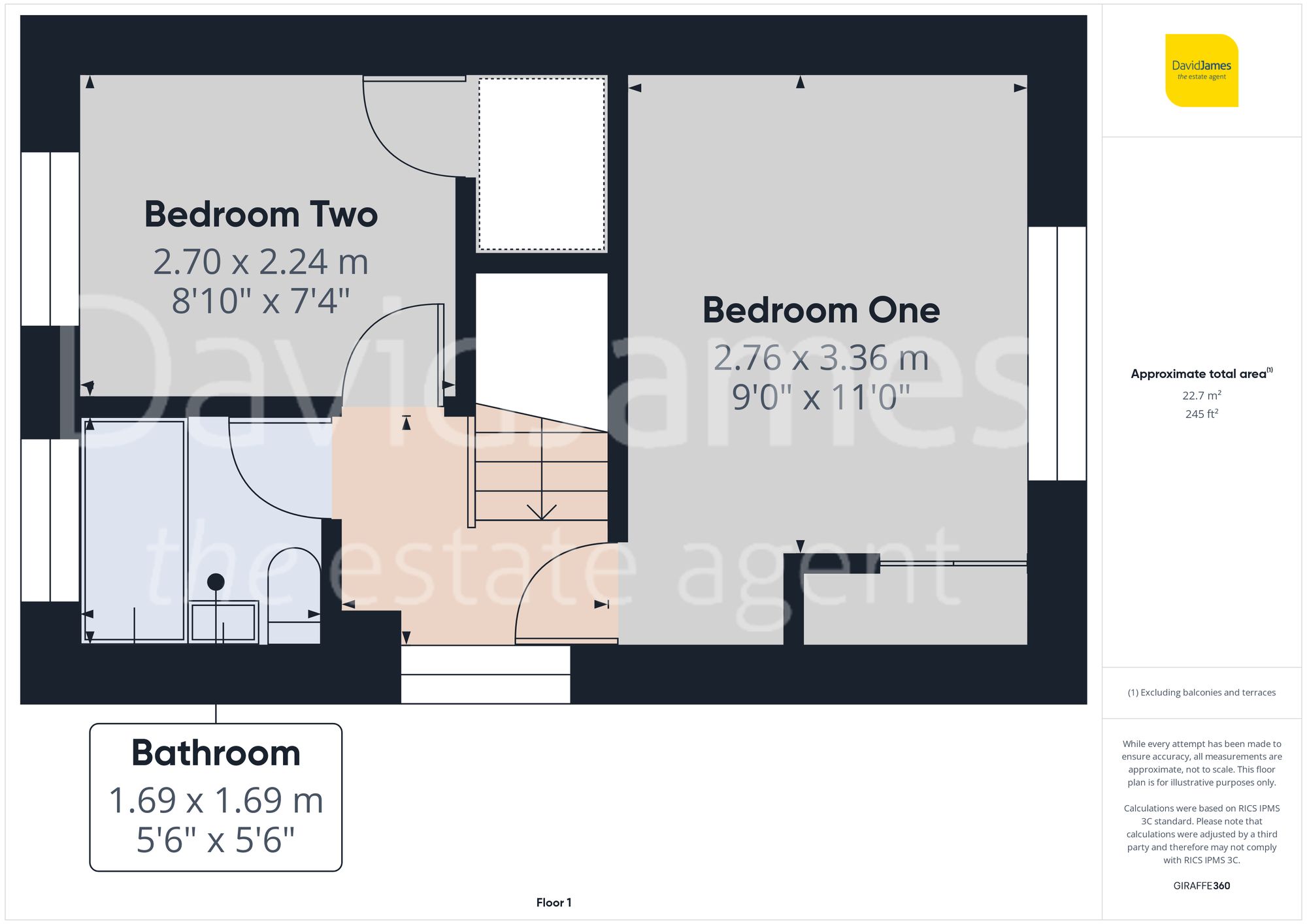 Floorplan for The Elms, Colwick, Nottingham