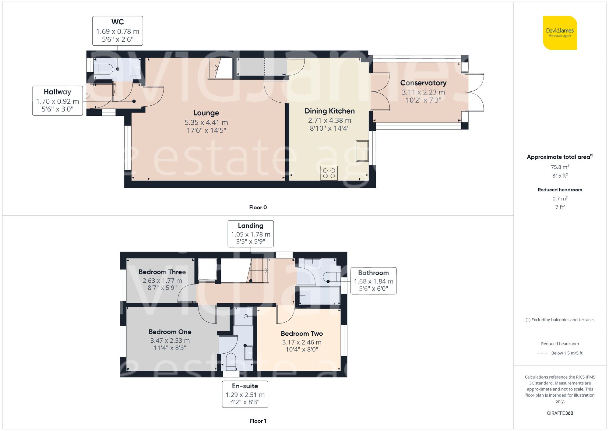 Floorplan for Ashcourt Gardens, Sutton in Ashfield, Nottinghamshire