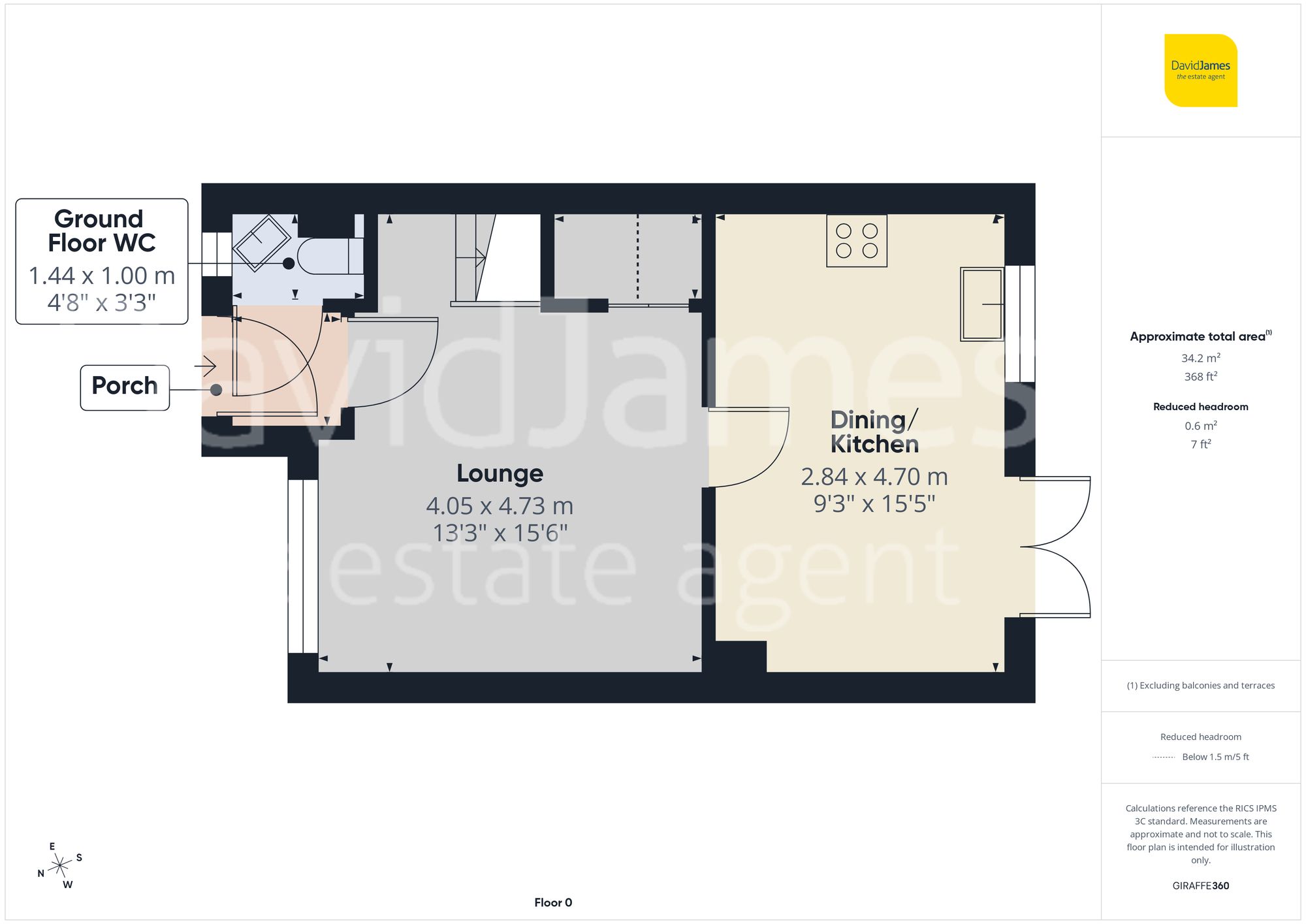 Floorplan for Edmonstone Crescent, Bestwood, Nottingham
