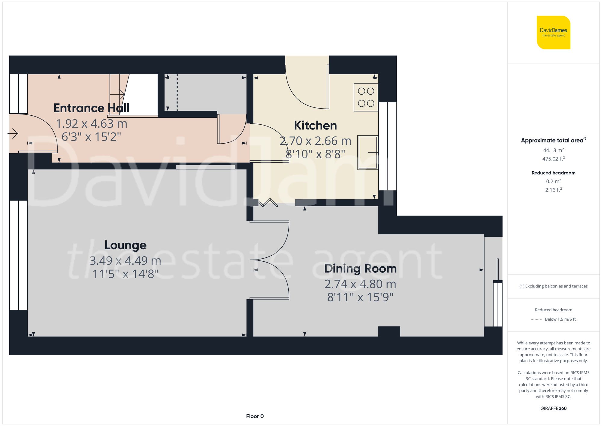 Floorplan for Upminster Drive, Arnold, Nottingham