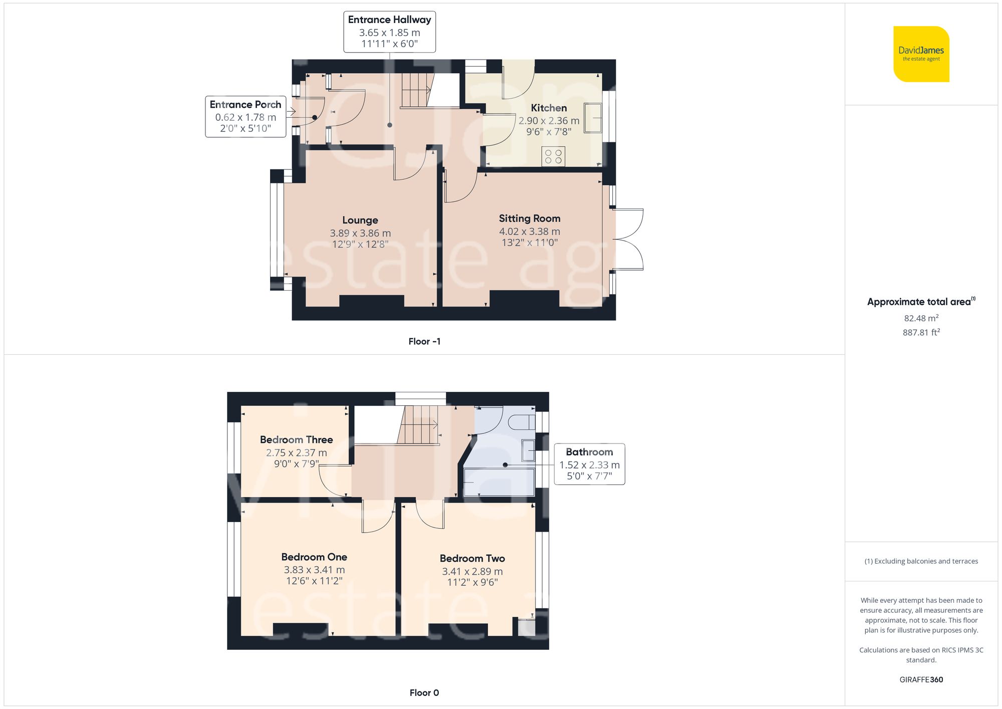Floorplan for Swains Avenue, Bakersfield, Nottingham