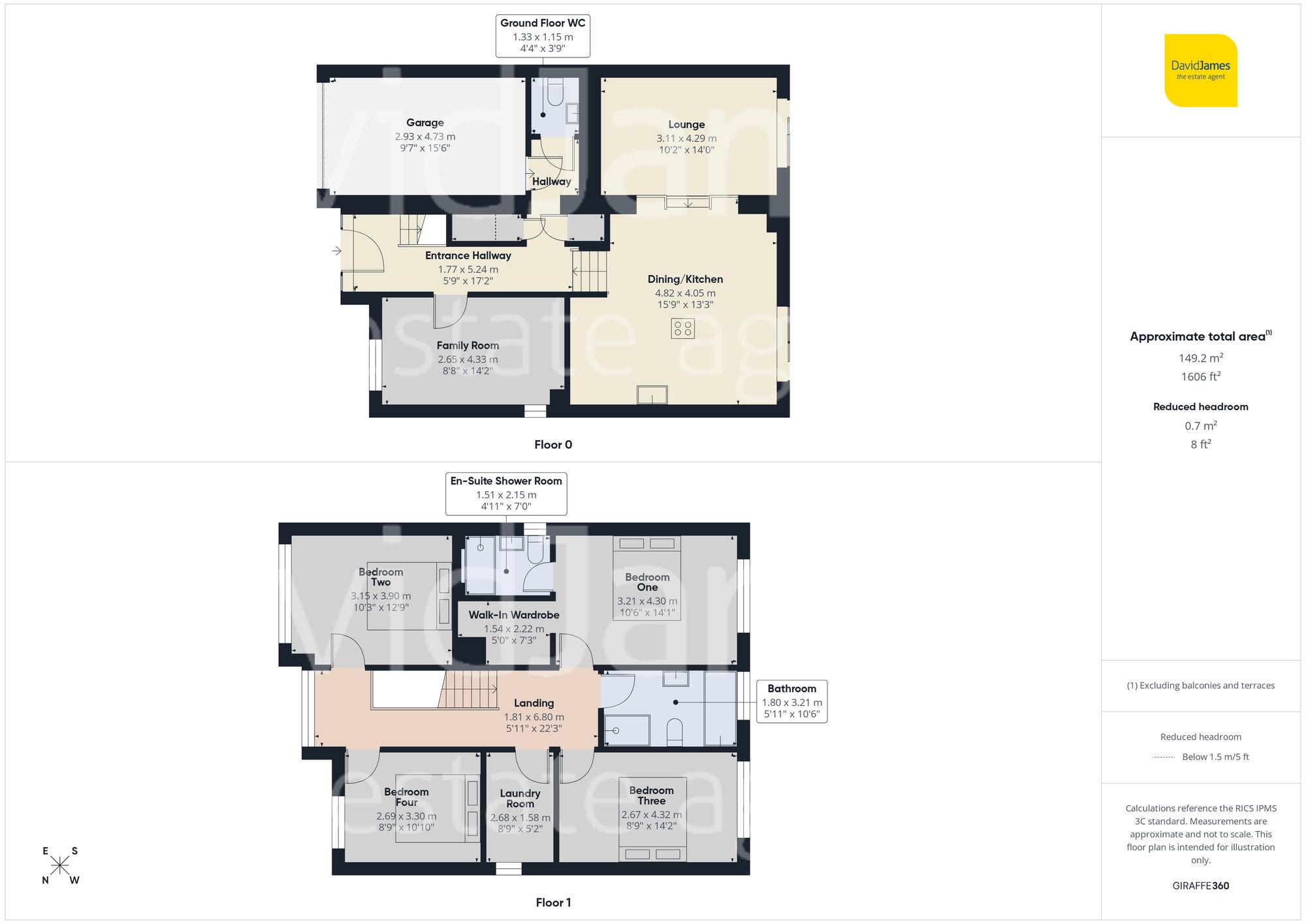 Floorplan for Gardenia Grove, Mapperley, Nottingham