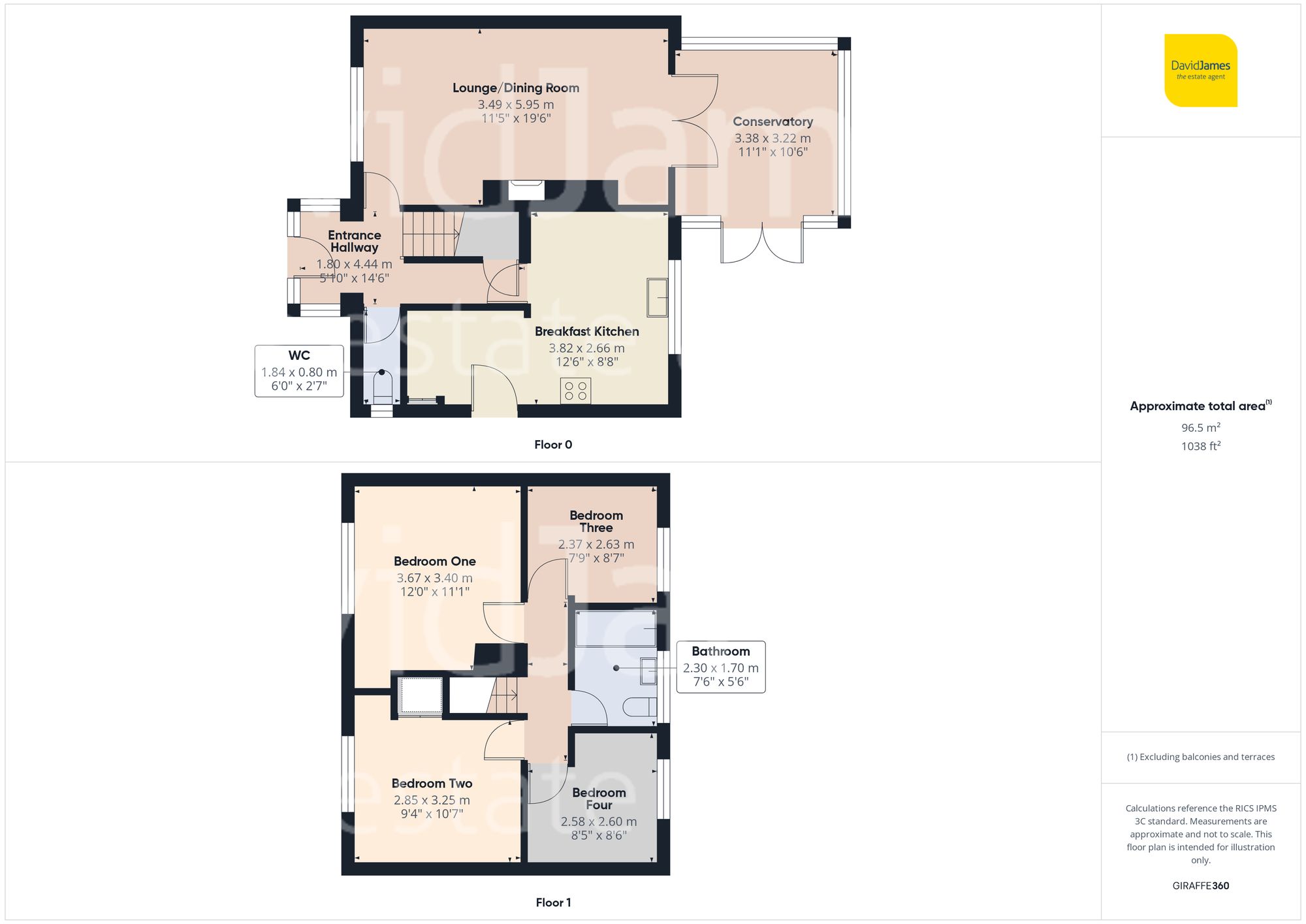 Floorplan for Grimesmoor Road, Calverton, Nottingham