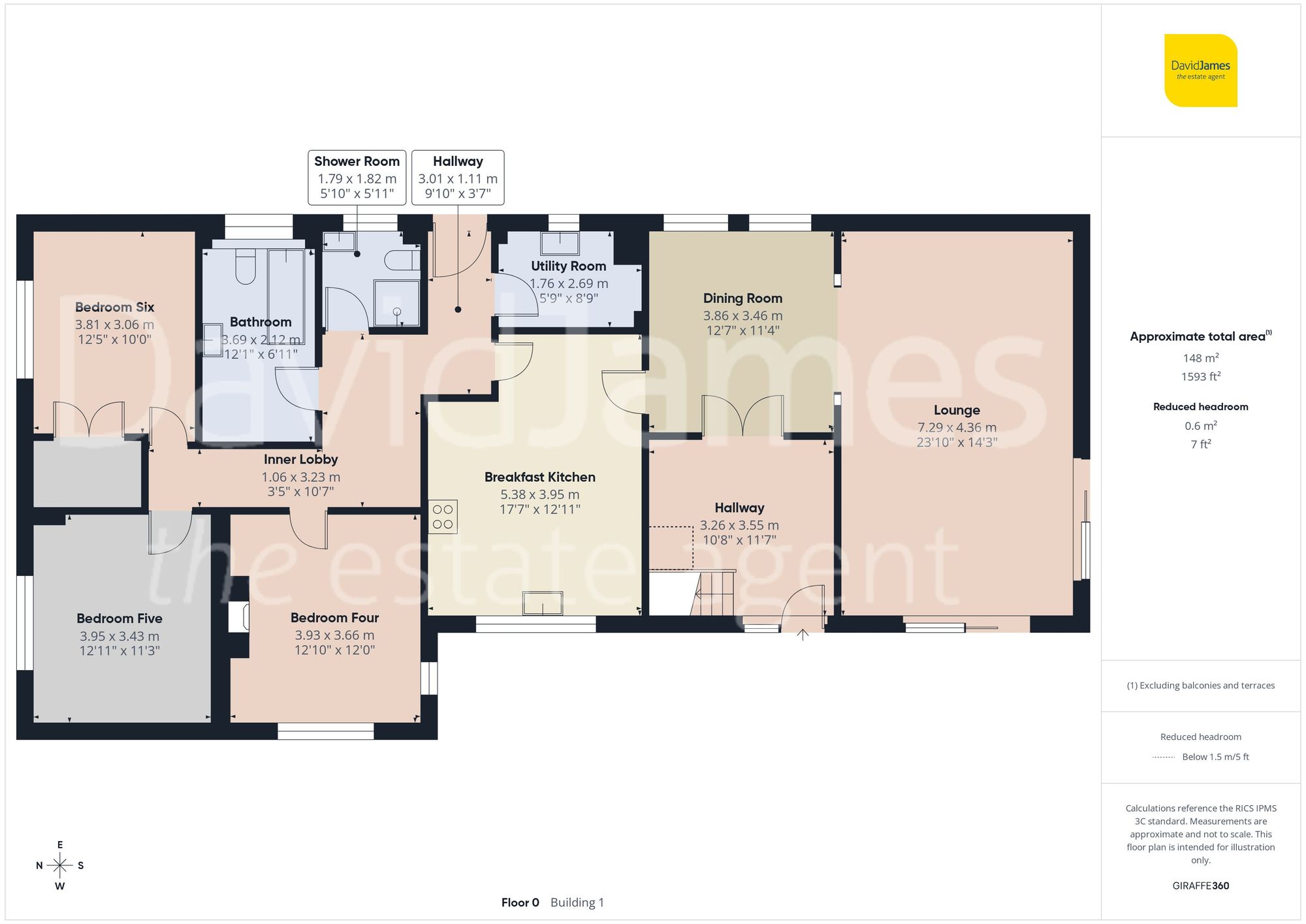 Floorplan for Norcroft, Wild Hill, Teversal, Nottinghamshire