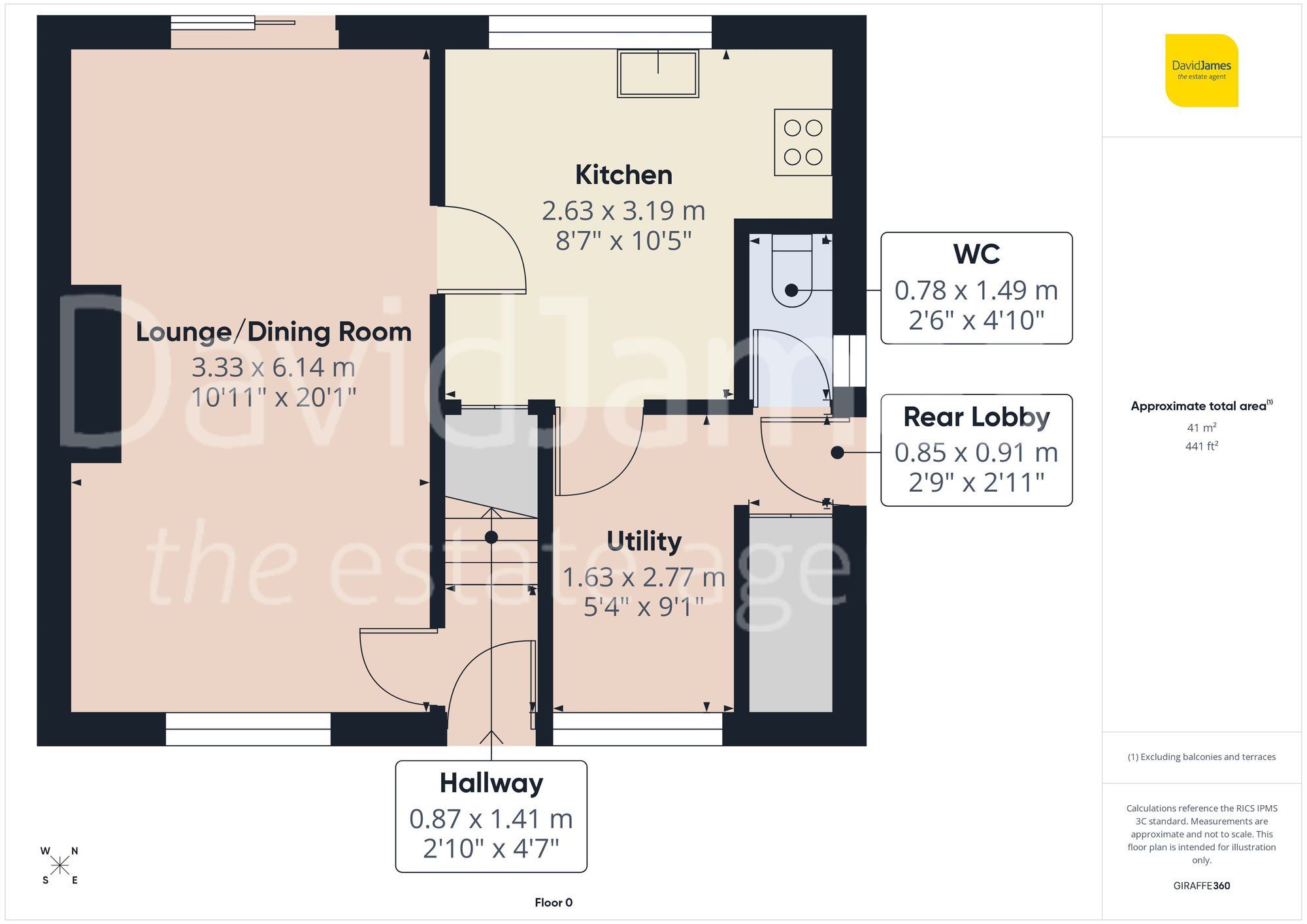 Floorplan for York Street, Sutton in Ashfield, Nottinghamshire