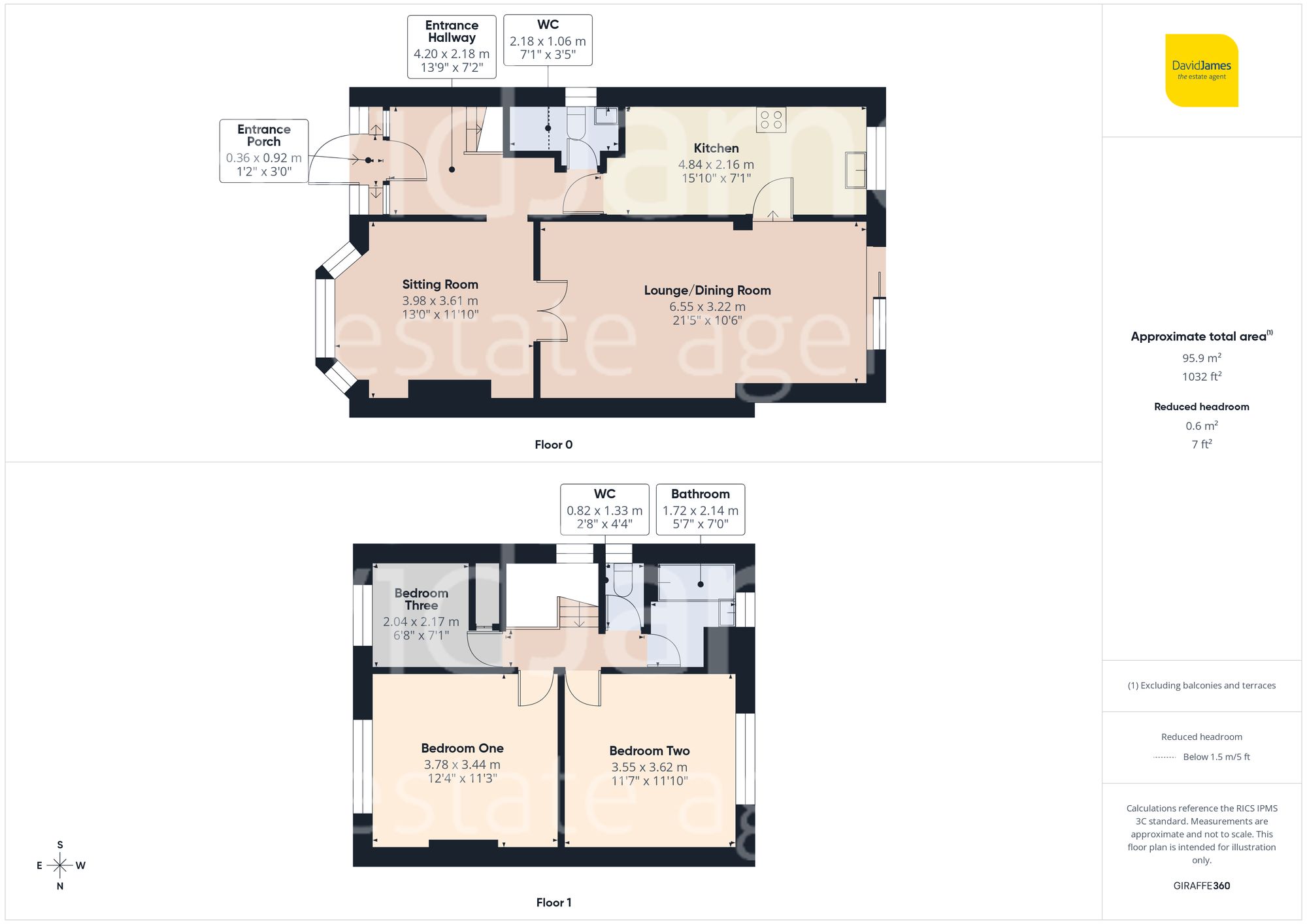 Floorplan for Leacroft Road, Nottingham