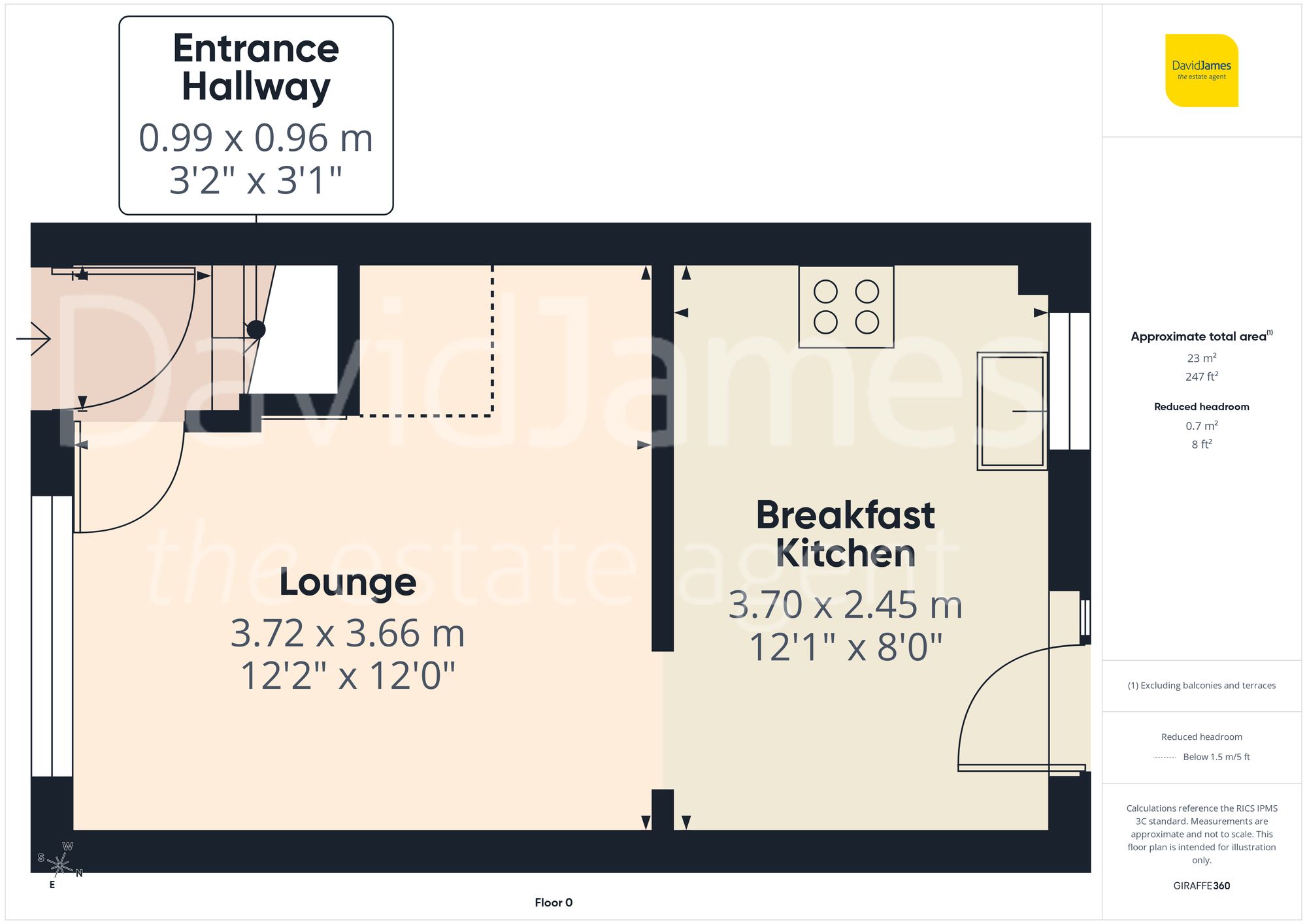 Floorplan for Astley Drive, Mapperley, Nottingham