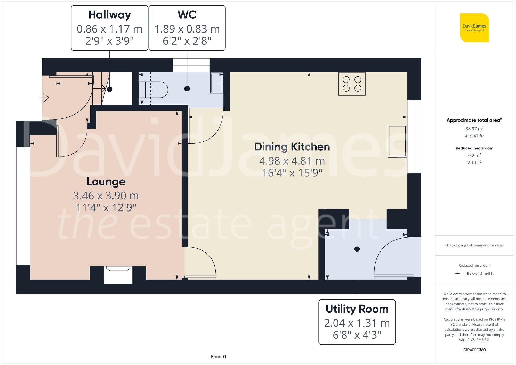 Floorplan for Norbett Road, Arnold, Nottingham