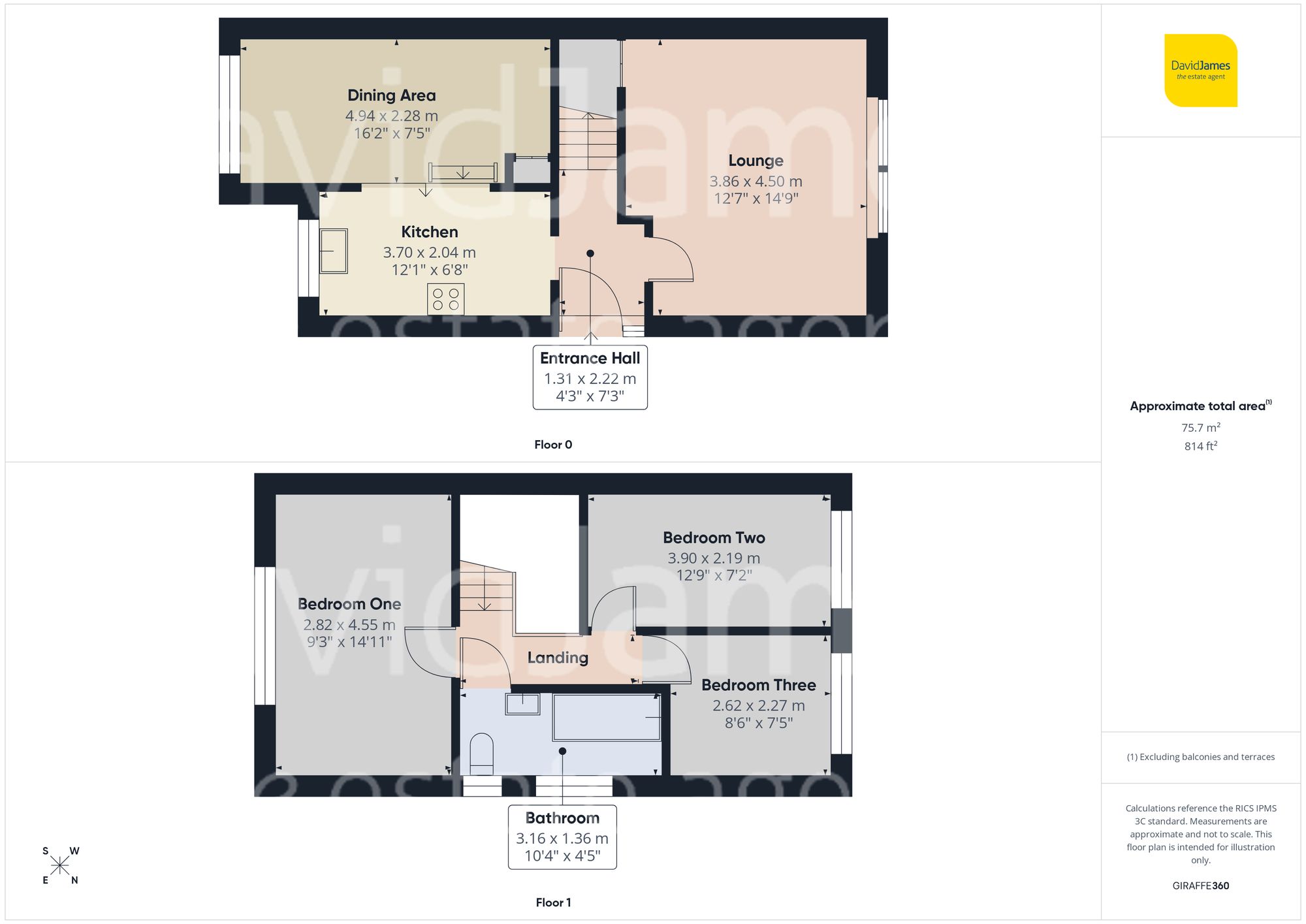 Floorplan for Lees Road, Mapperley, Nottingham