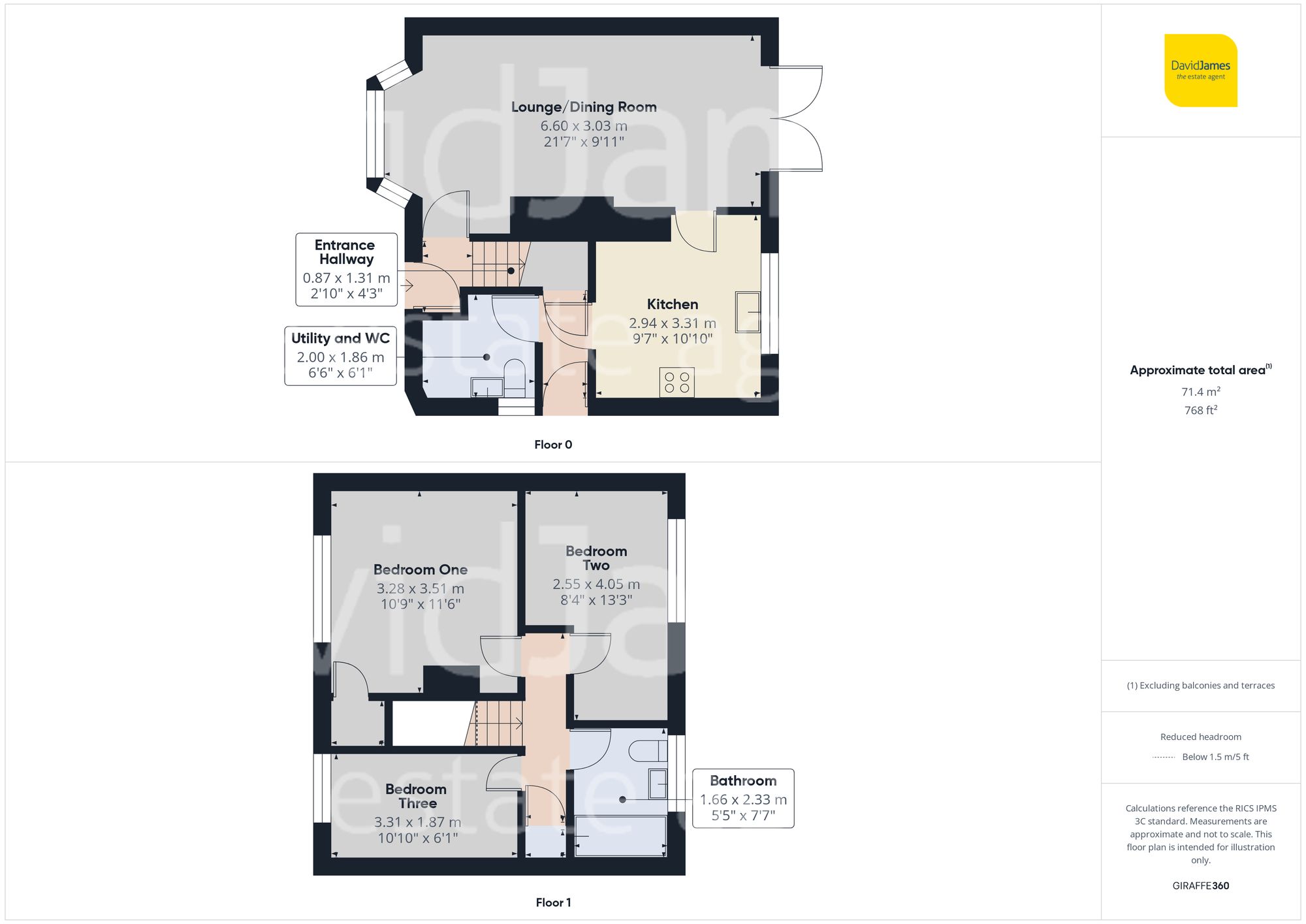 Floorplan for Calverton Avenue, Carlton, Nottingham