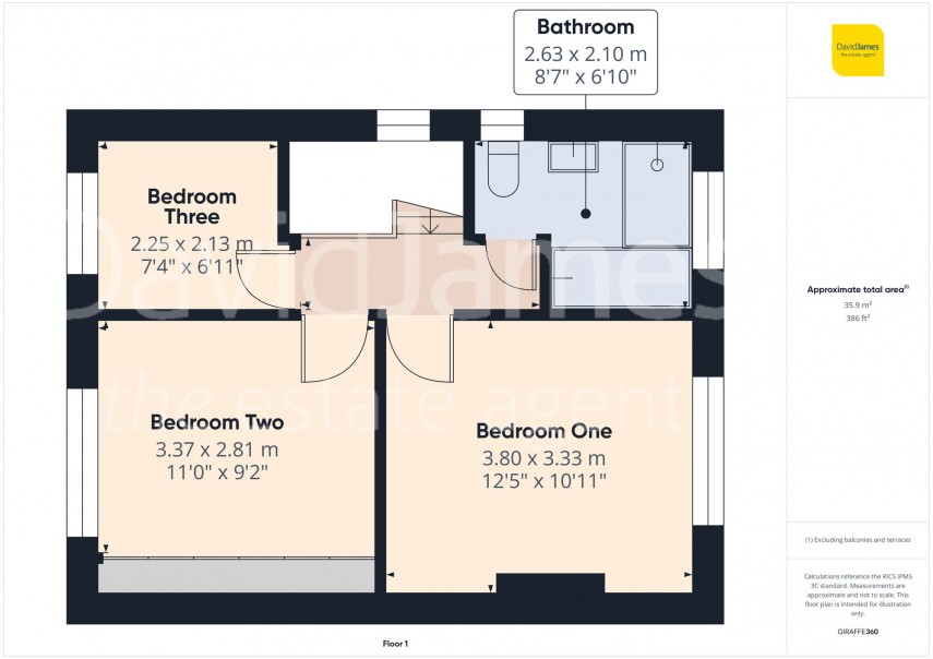 Floorplan for Denehurst Avenue, Nottingham