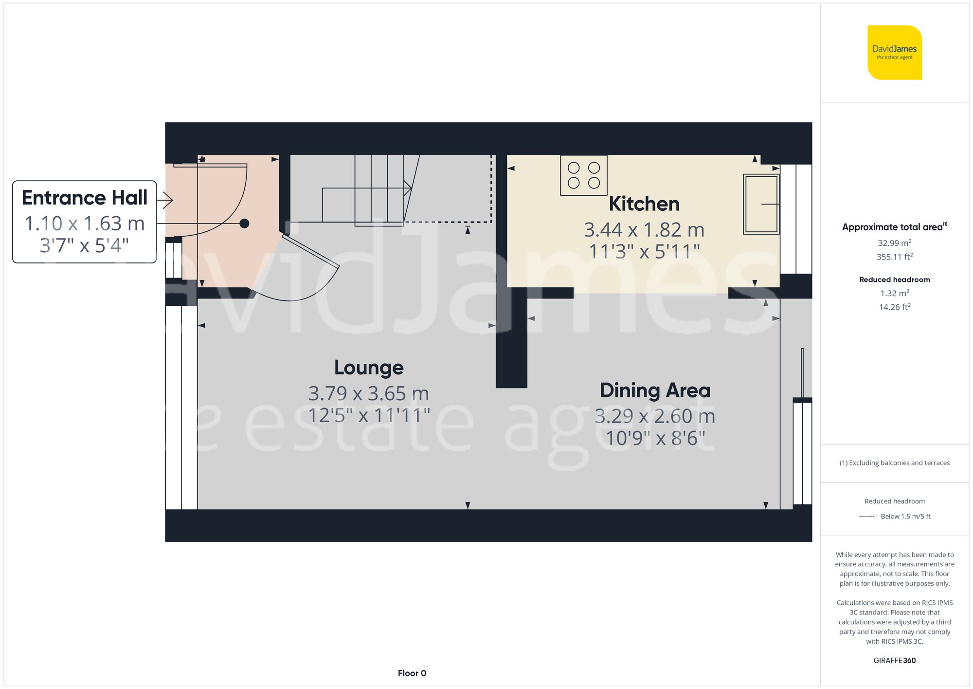 Floorplan for Park View, Mapperley, Nottingham