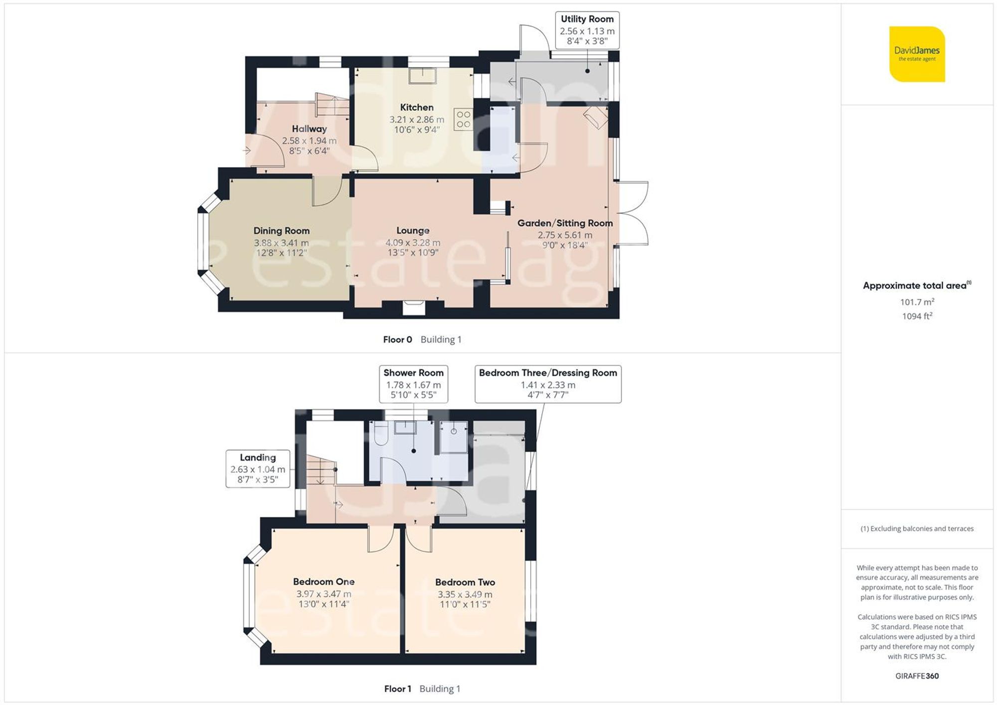 Floorplan for Dorothy Drive, Forest Town, Nottinghamshire