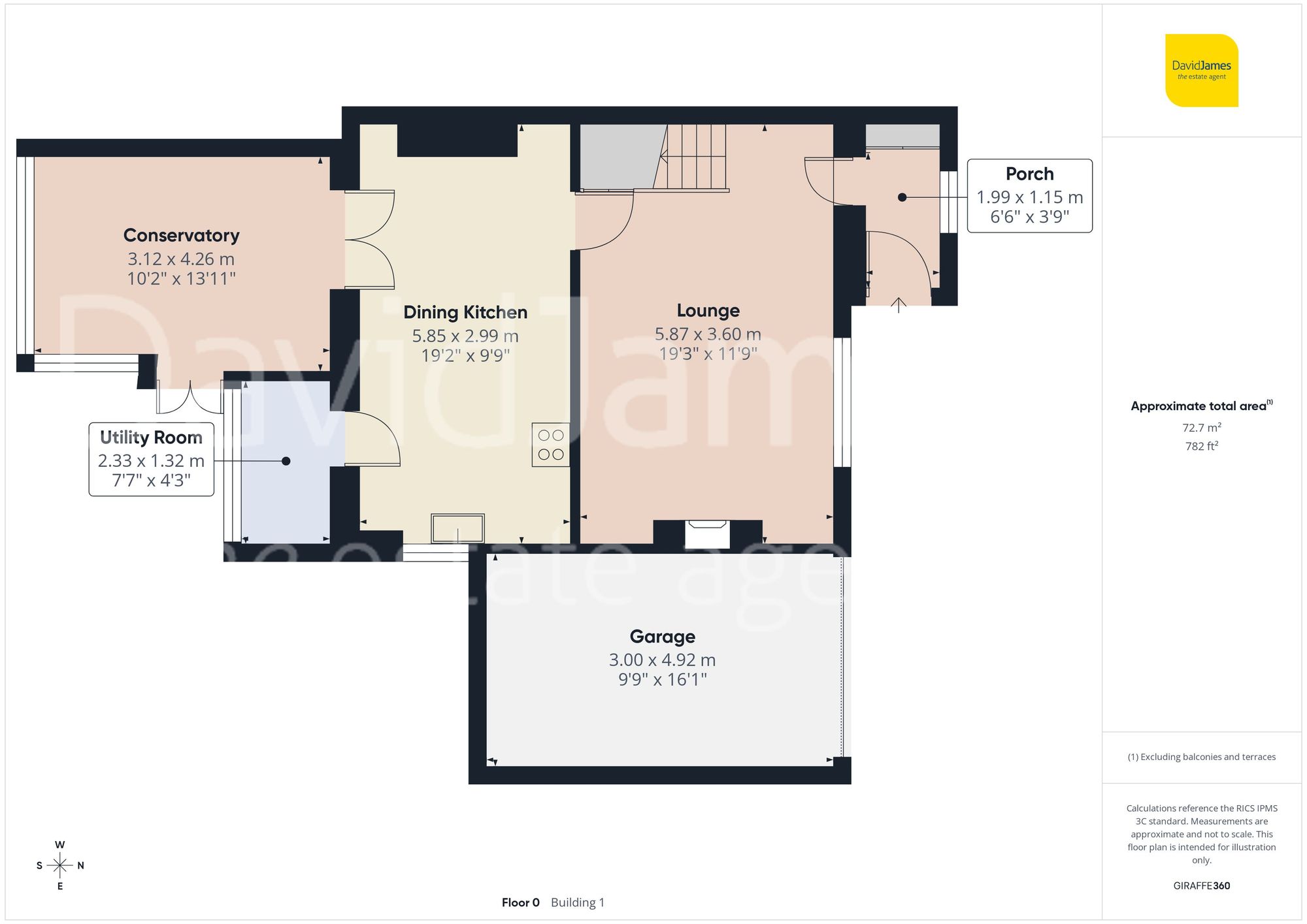 Floorplan for Hall Street, Sutton in Ashfield, Nottinghamshire