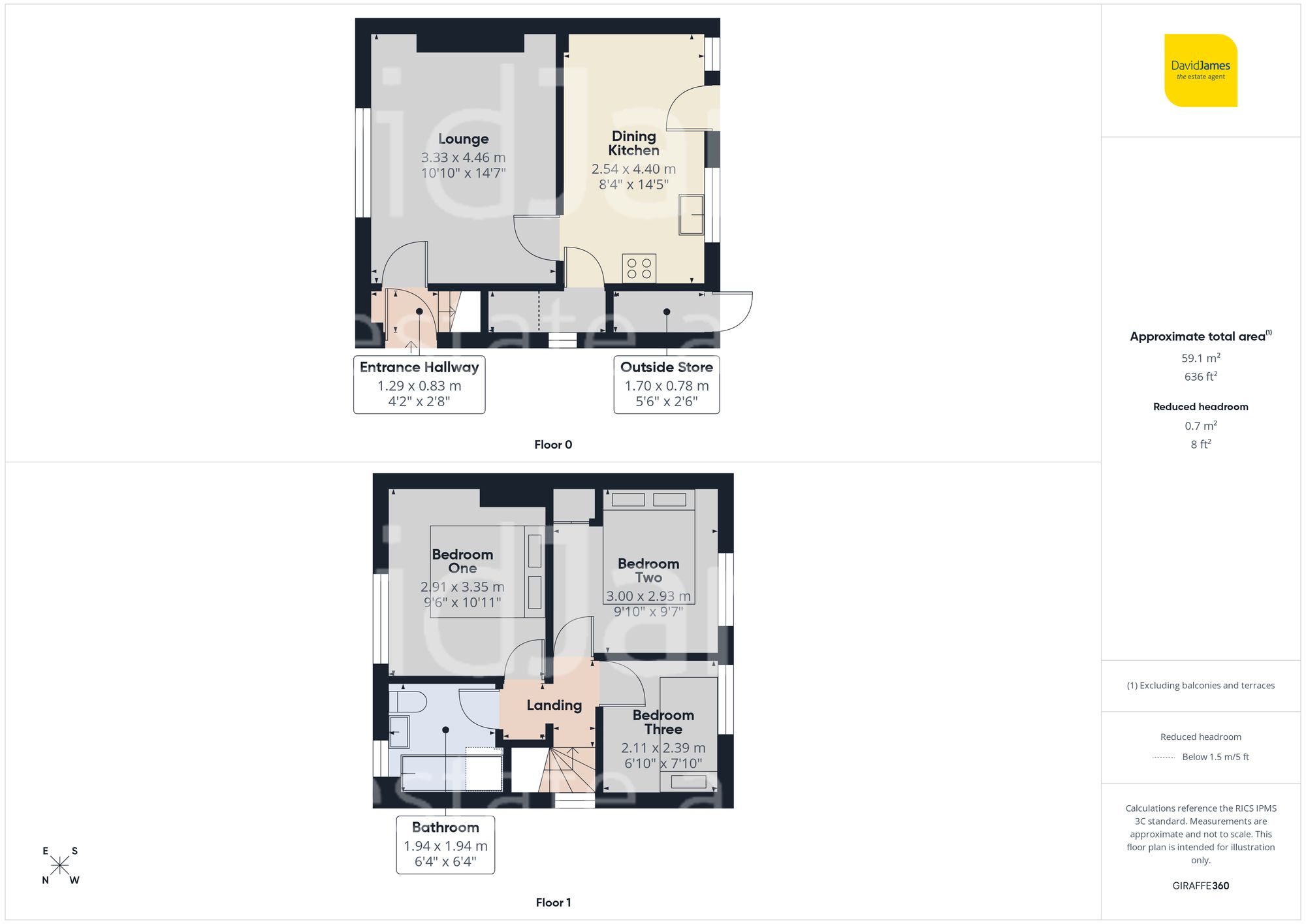 Floorplan for Hagley Close, Nottingham