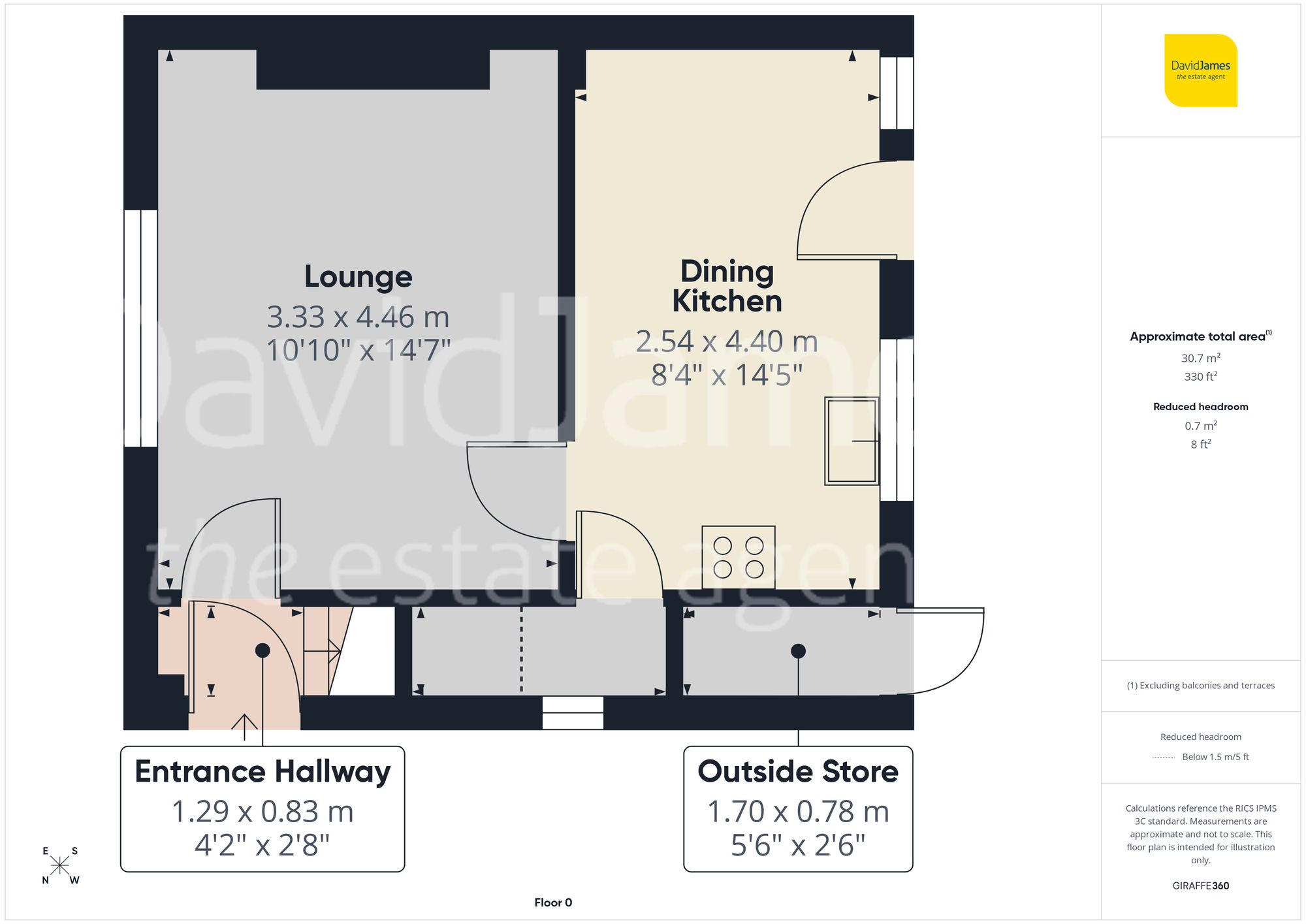 Floorplan for Hagley Close, Nottingham