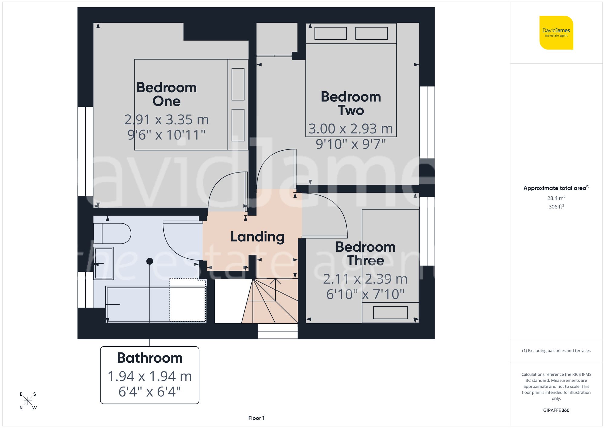 Floorplan for Hagley Close, Nottingham