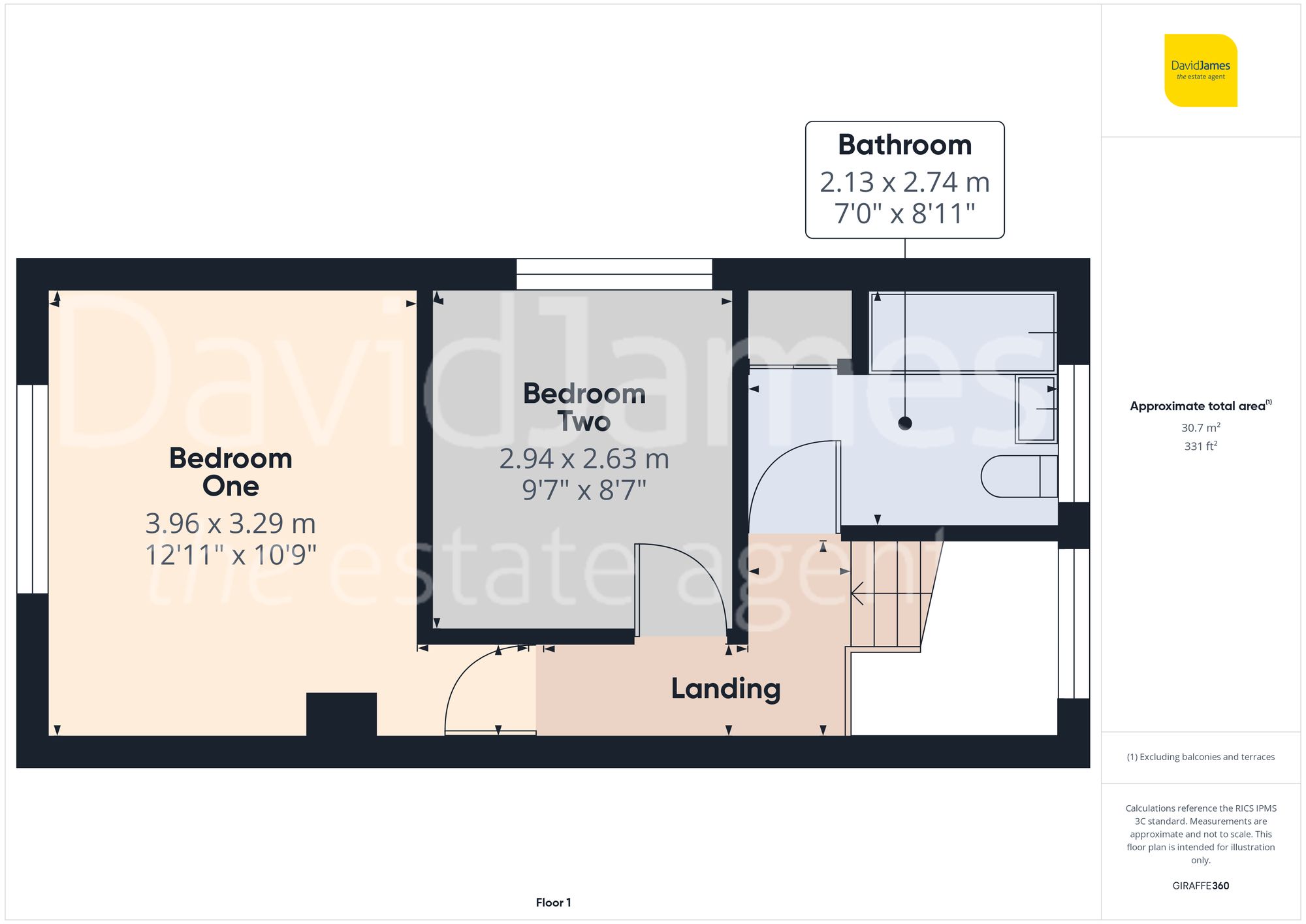 Floorplan for Ball Street, Nottingham