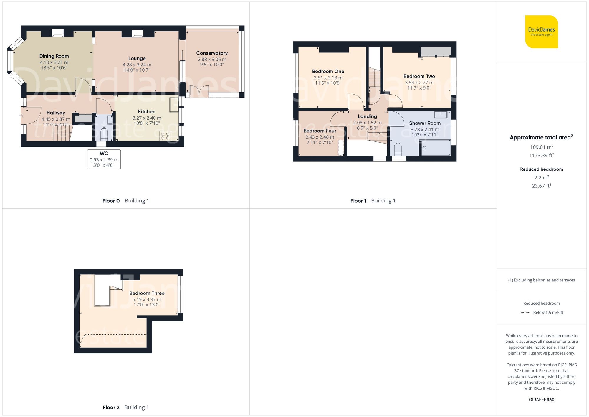 Floorplan for Dornoch Avenue, Sherwood, Nottingham
