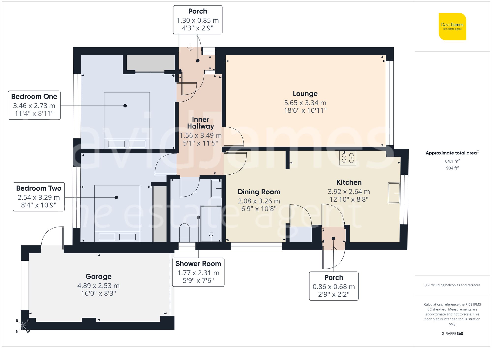 Floorplan for Springwood Gardens, Woodthorpe, Nottingham