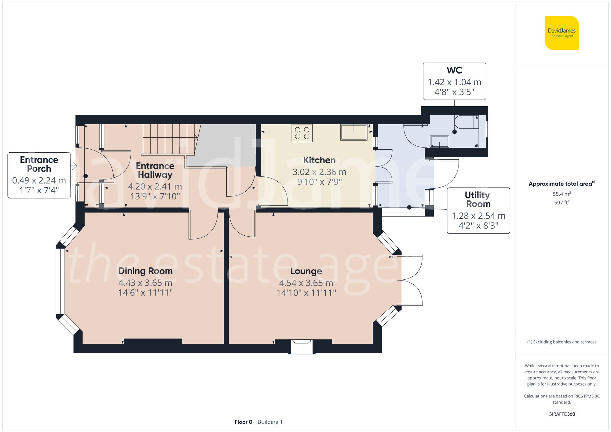 Floorplan for Plains Road, Mapperley, Nottingham