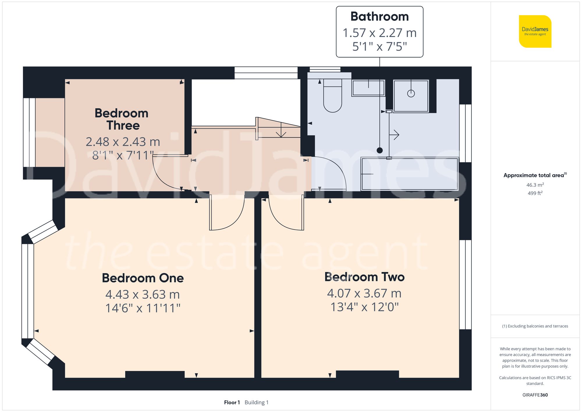 Floorplan for Plains Road, Mapperley, Nottingham