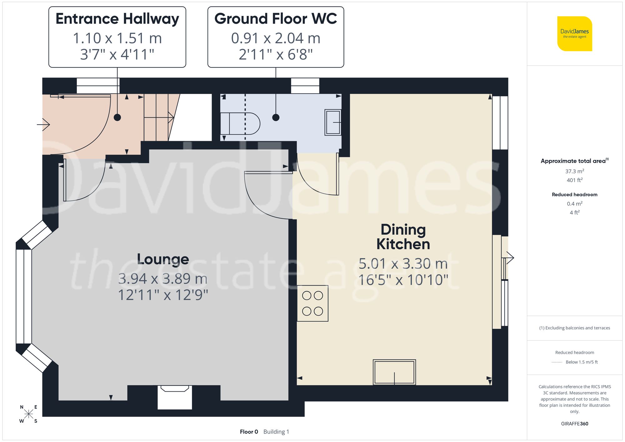 Floorplan for Darley Avenue, Carlton, Nottingham