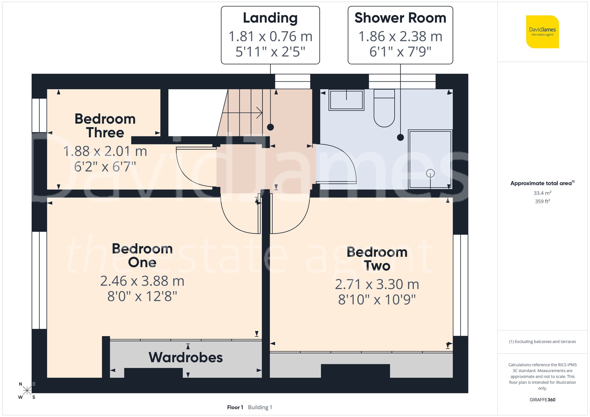Floorplan for Darley Avenue, Carlton, Nottingham