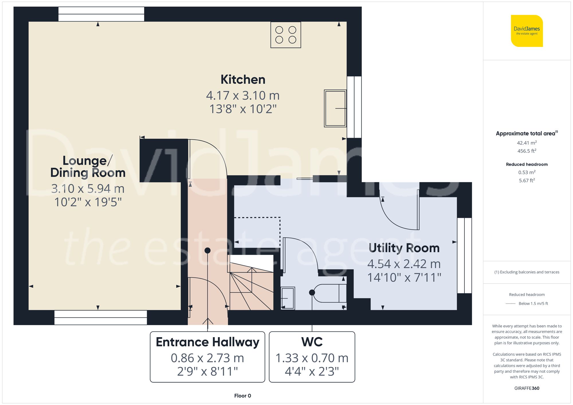 Floorplan for Forge Avenue, Calverton, Nottingham