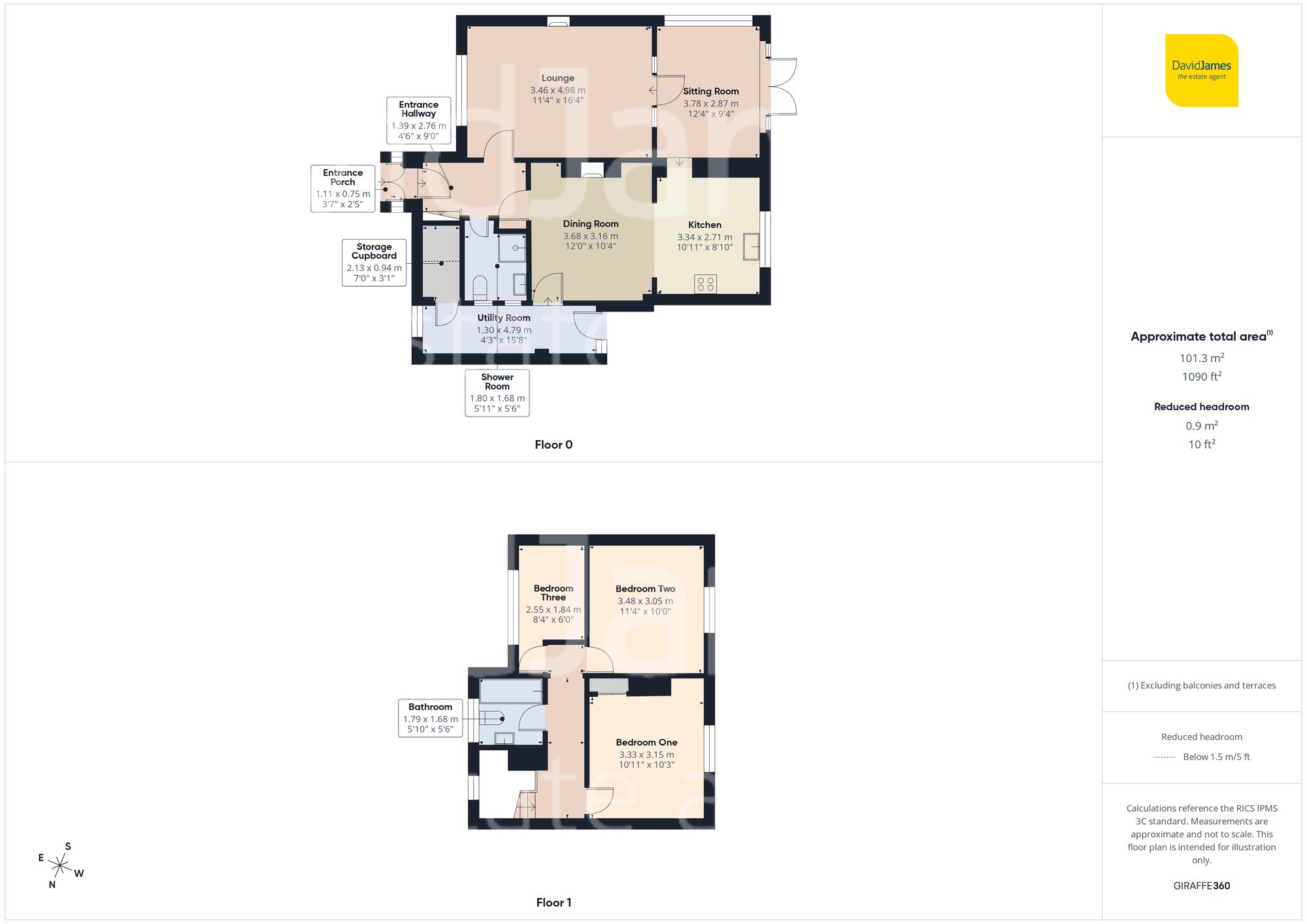 Floorplan for Swains Avenue, Bakersfield, Nottingham