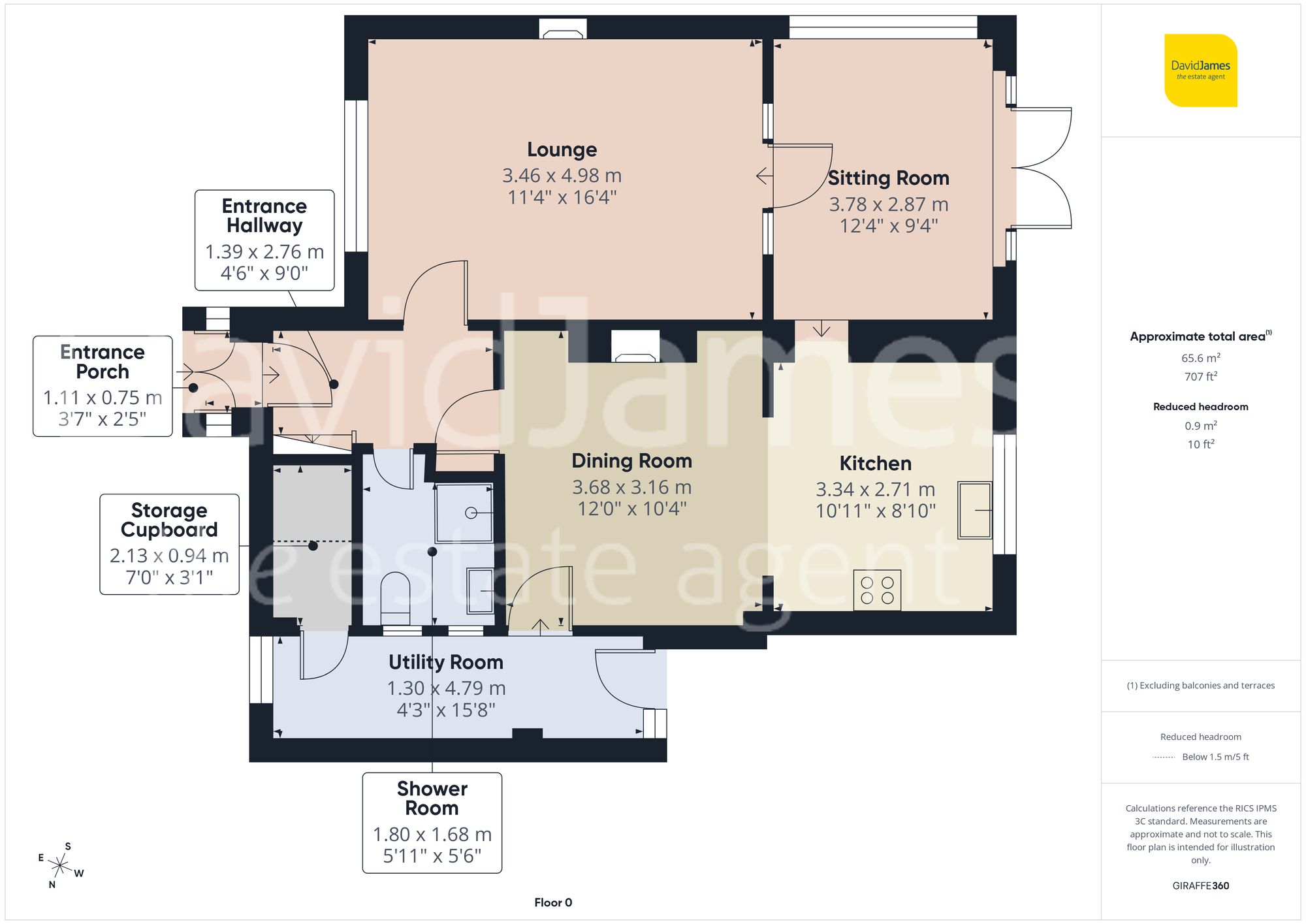 Floorplan for Swains Avenue, Bakersfield, Nottingham