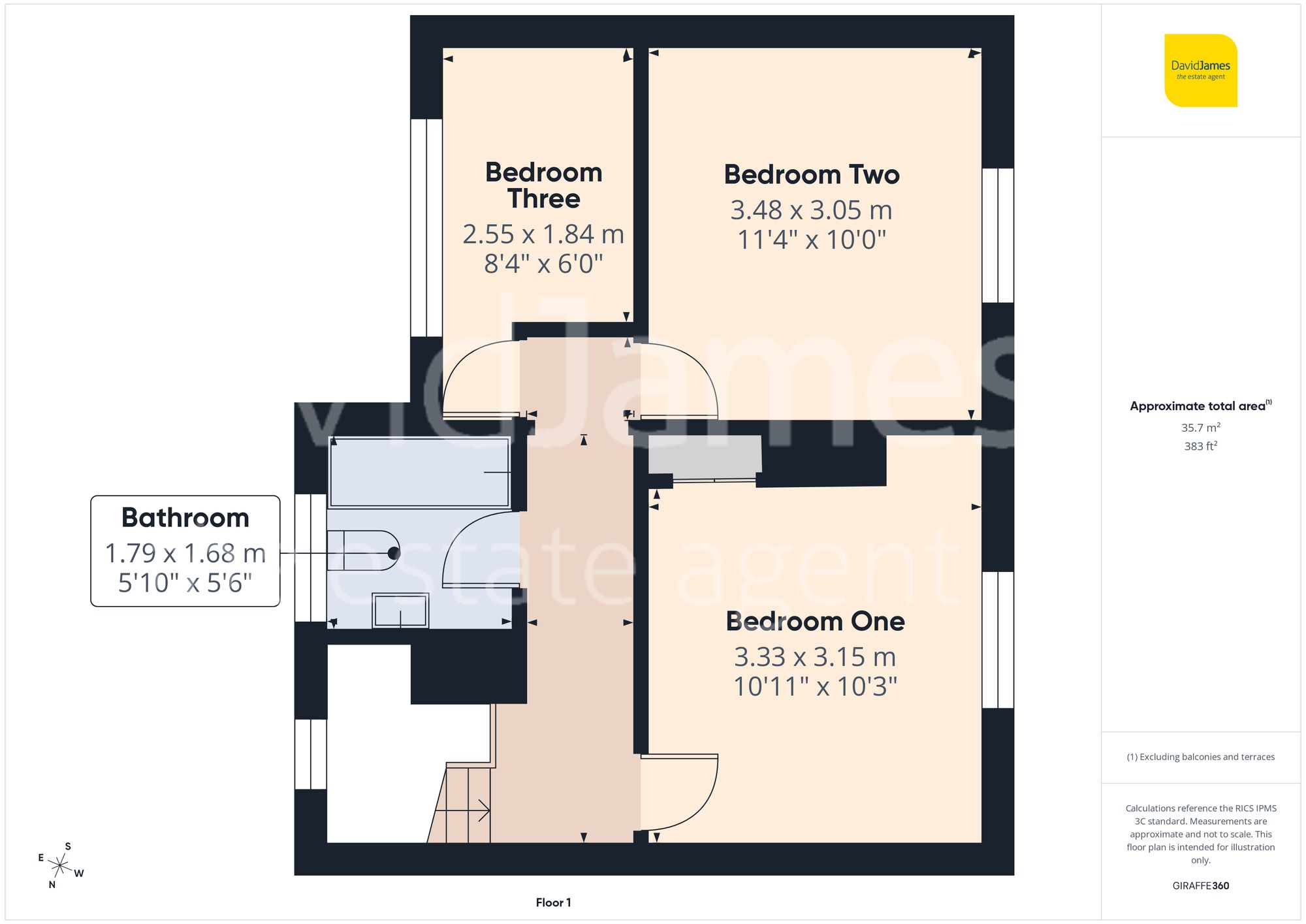 Floorplan for Swains Avenue, Bakersfield, Nottingham