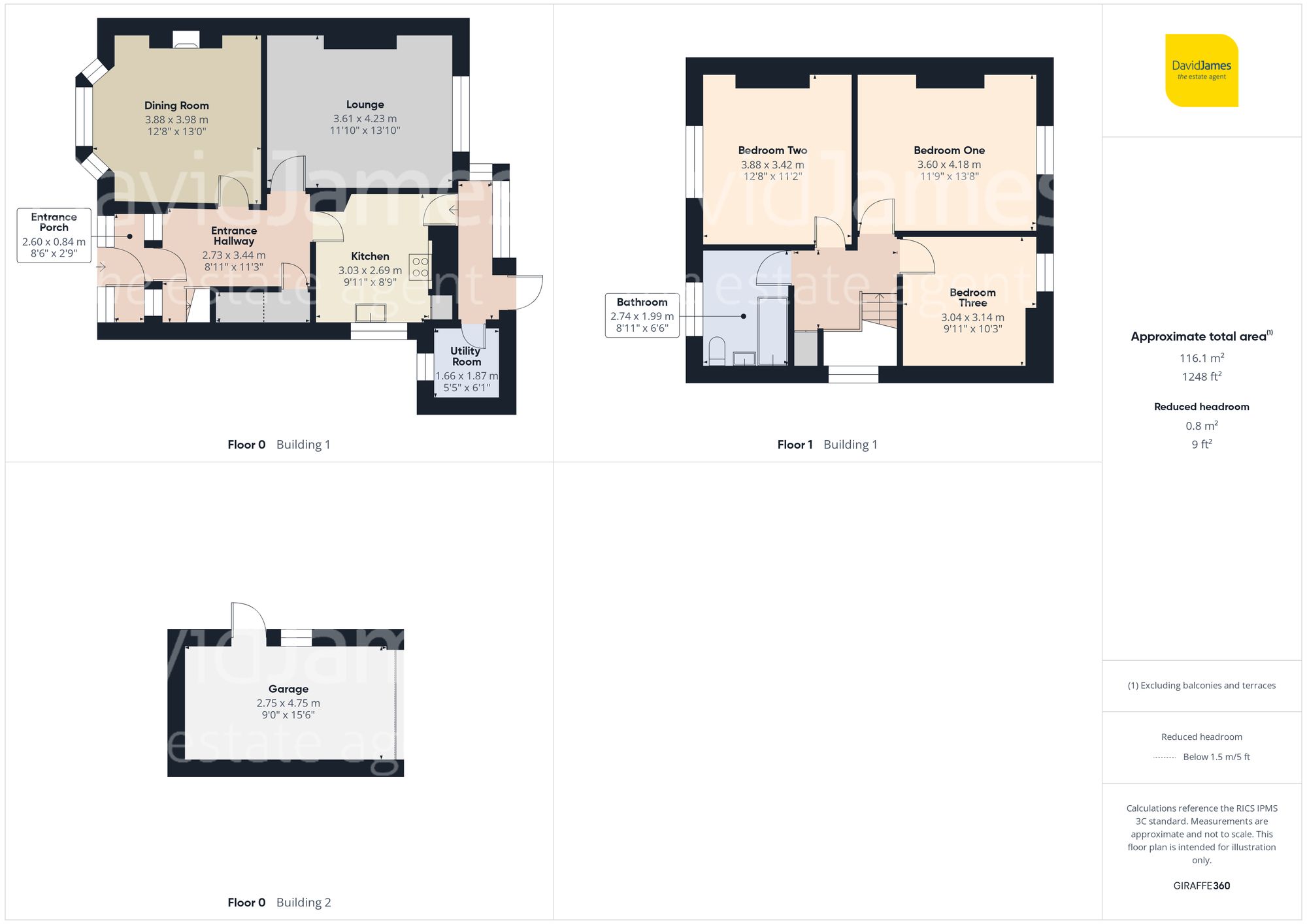Floorplan for Ramsdale Crescent, Sherwood, Nottingham
