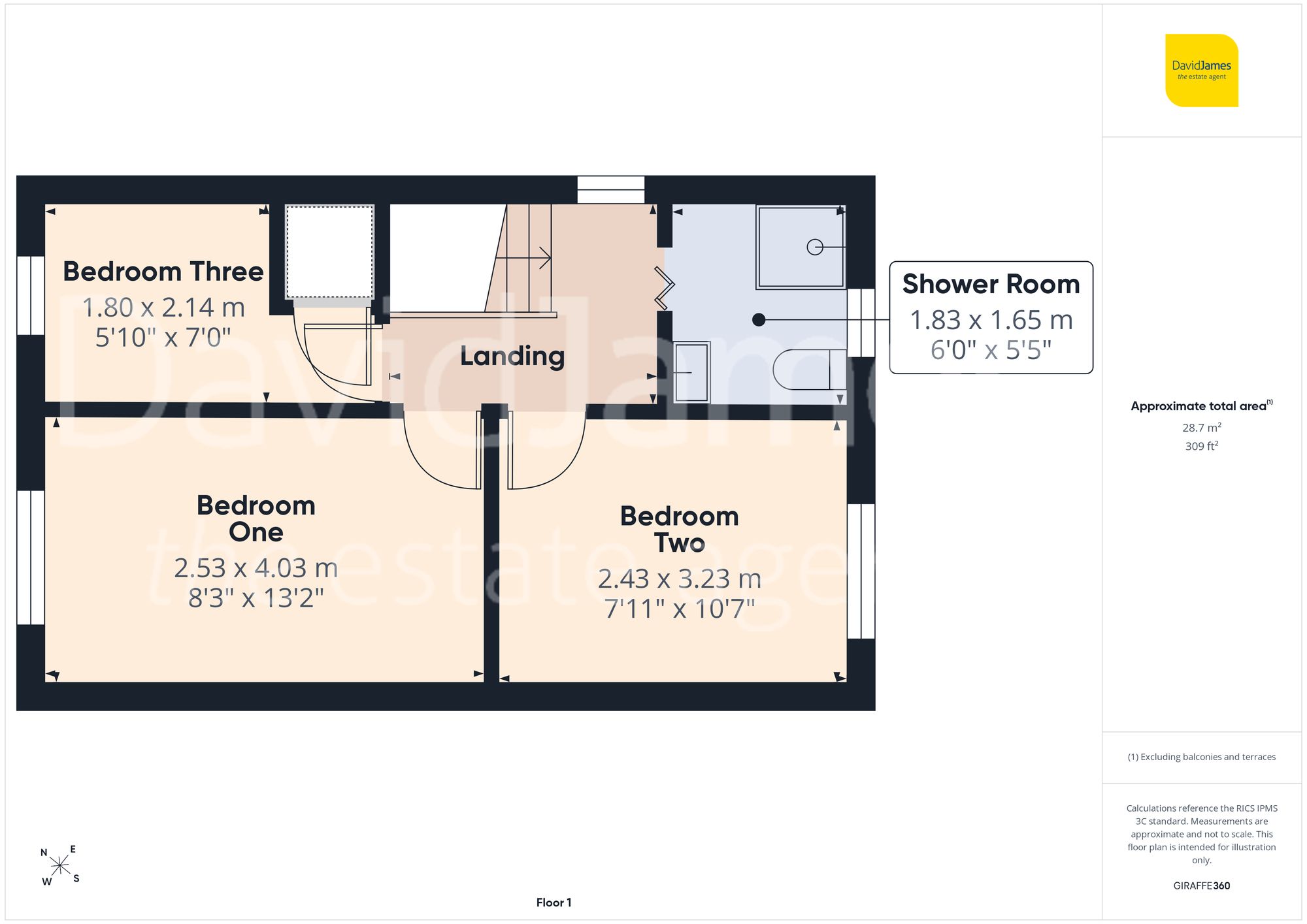 Floorplan for Ashcourt Gardens, Sutton-In-Ashfield, Nottinghamshire
