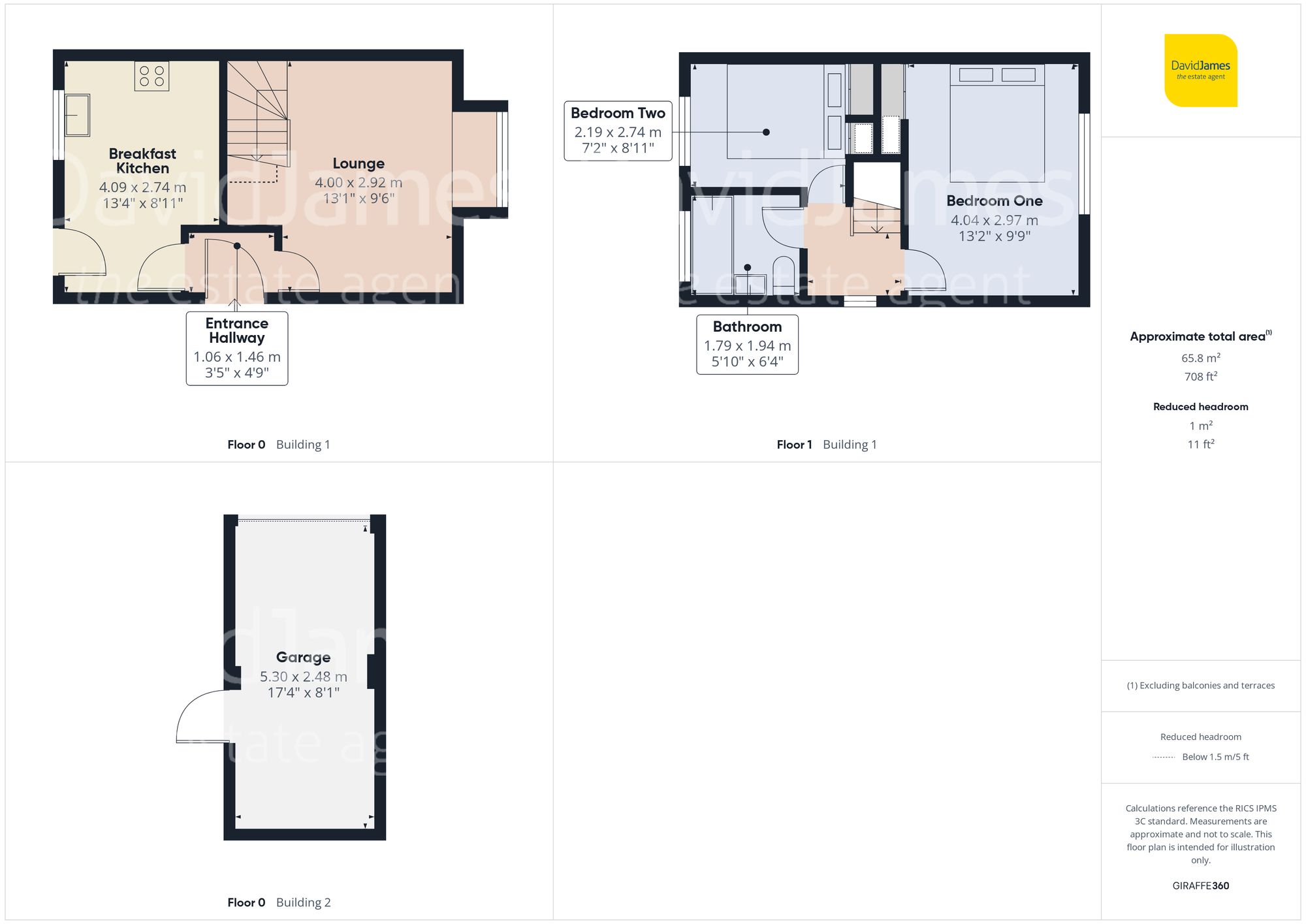 Floorplan for Garton Close, Bulwell, Nottingham