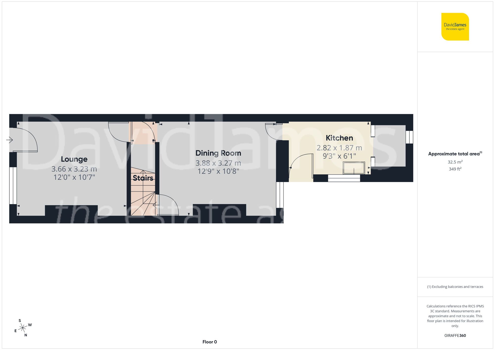 Floorplan for Kirkby Road, Sutton in Ashfield, Nottinghamshire